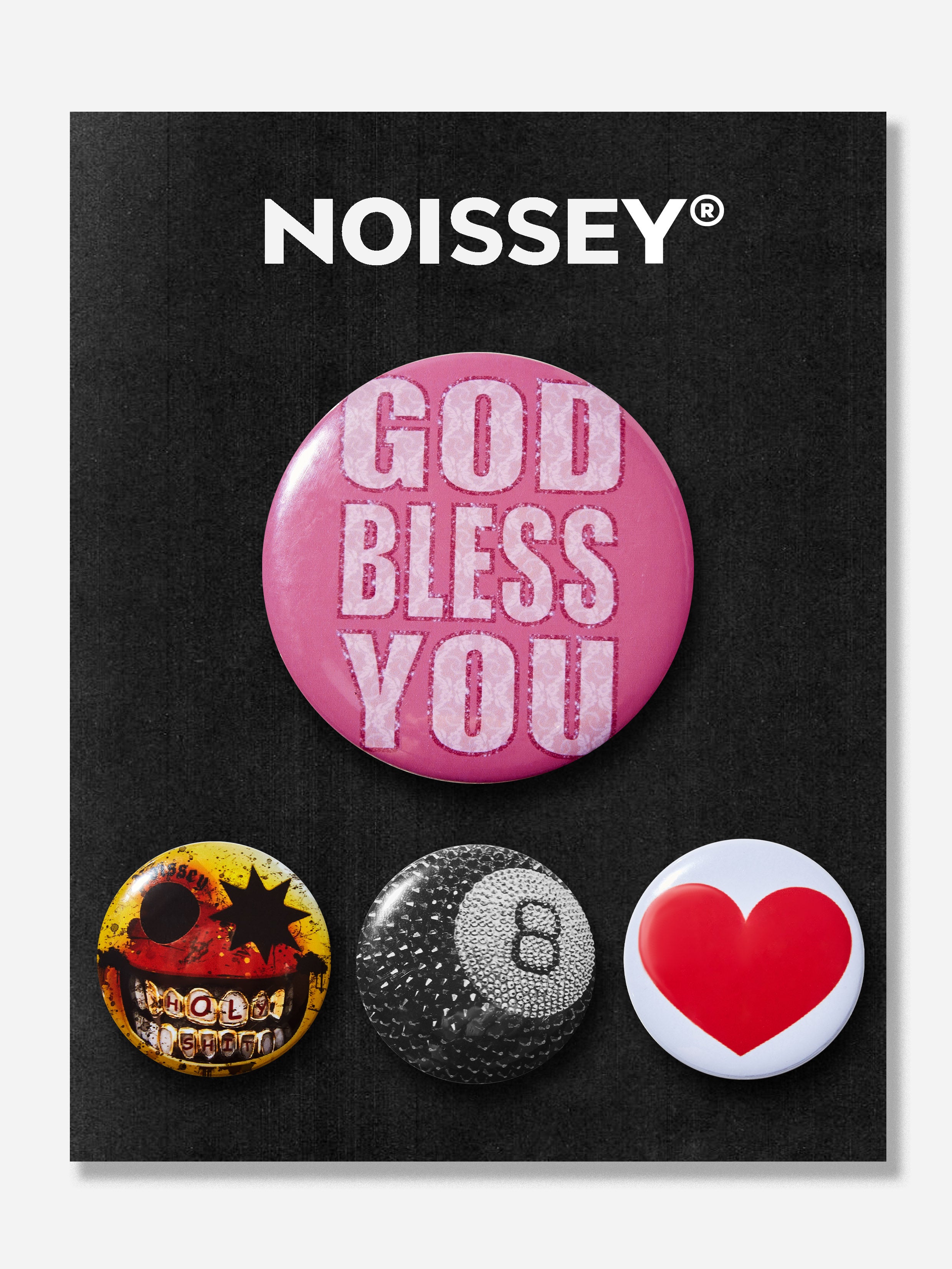 NOISSEY Personalized Design DIY Badge