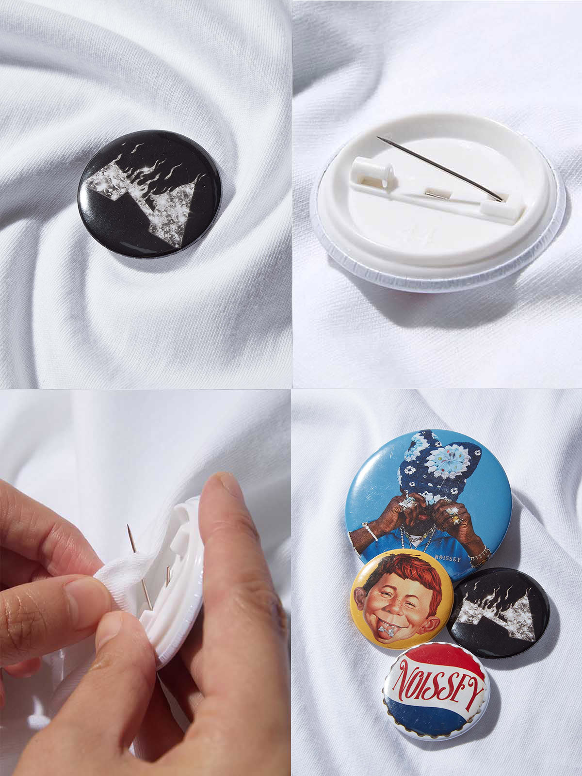 NOISSEY Personalized Design DIY Badge