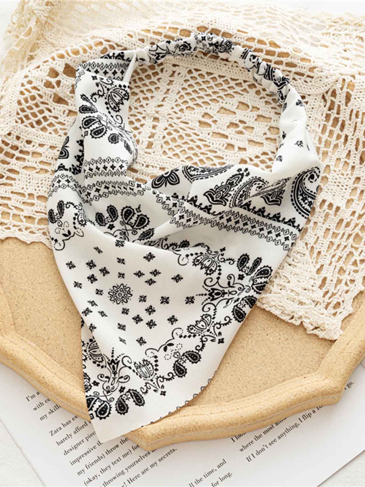 Elastic Simple All-match Head Wrap Scarf