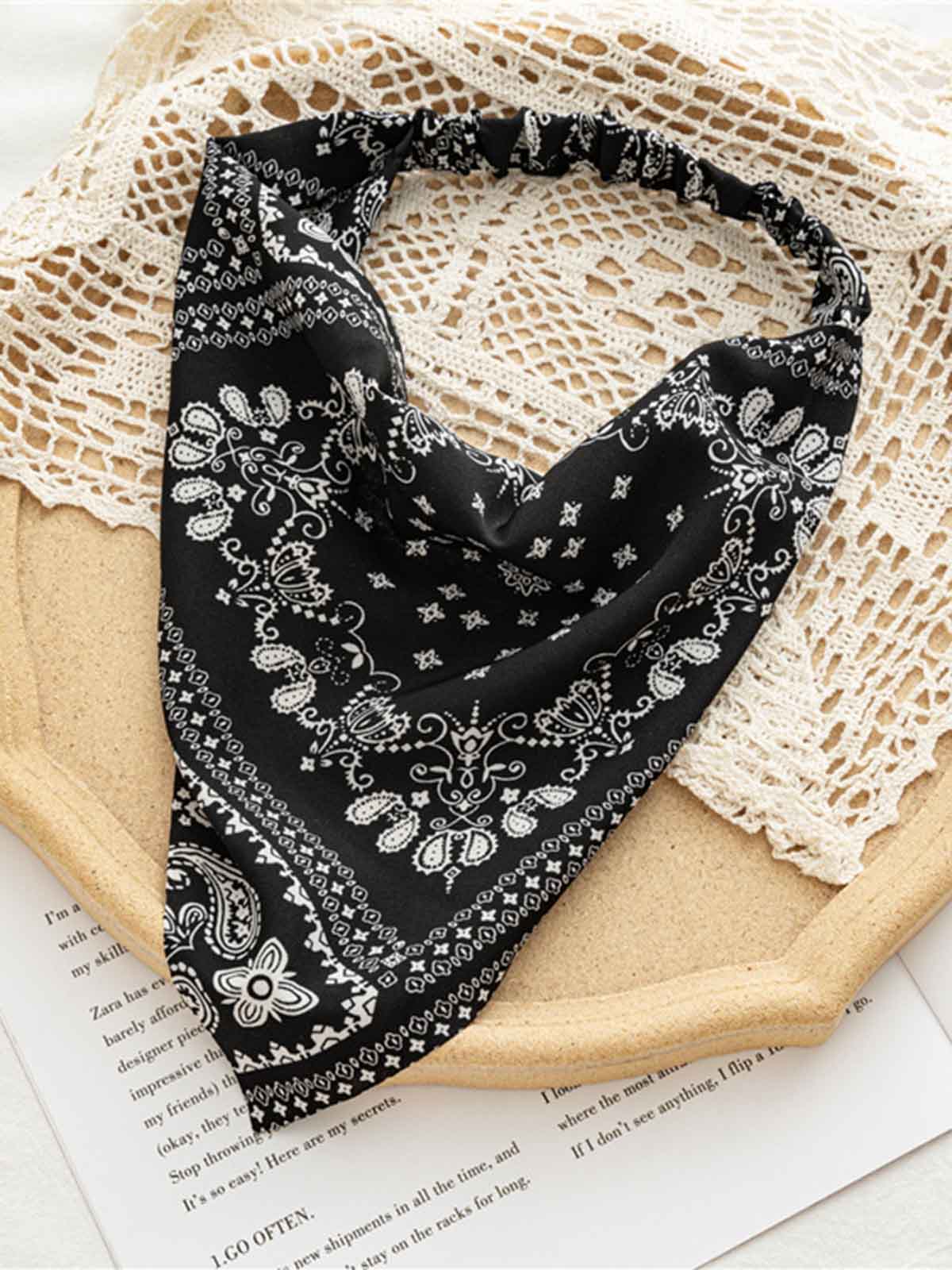 Elastic Simple All-match Head Wrap Scarf