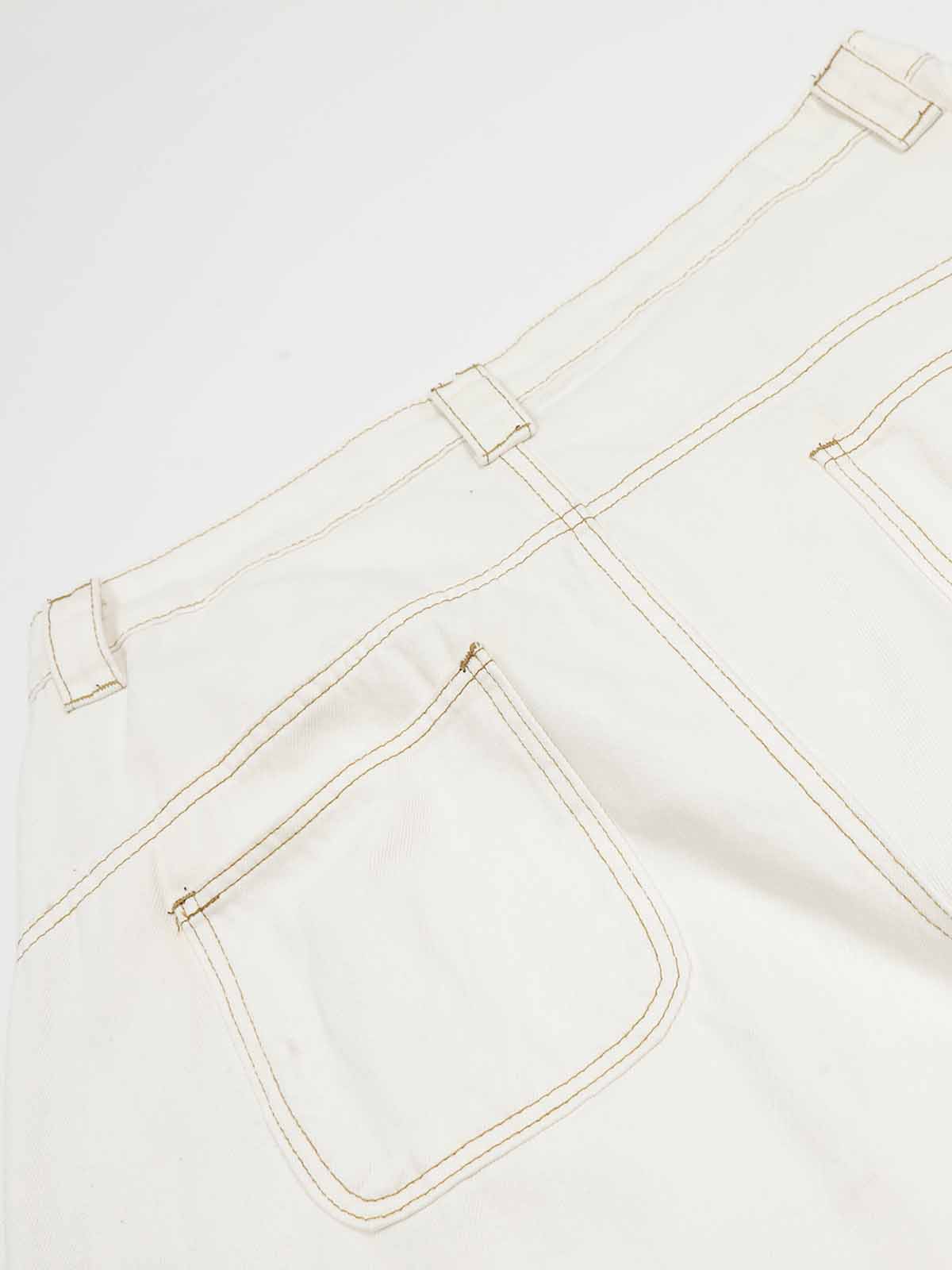 High-Street Design Curved-Leg Pants