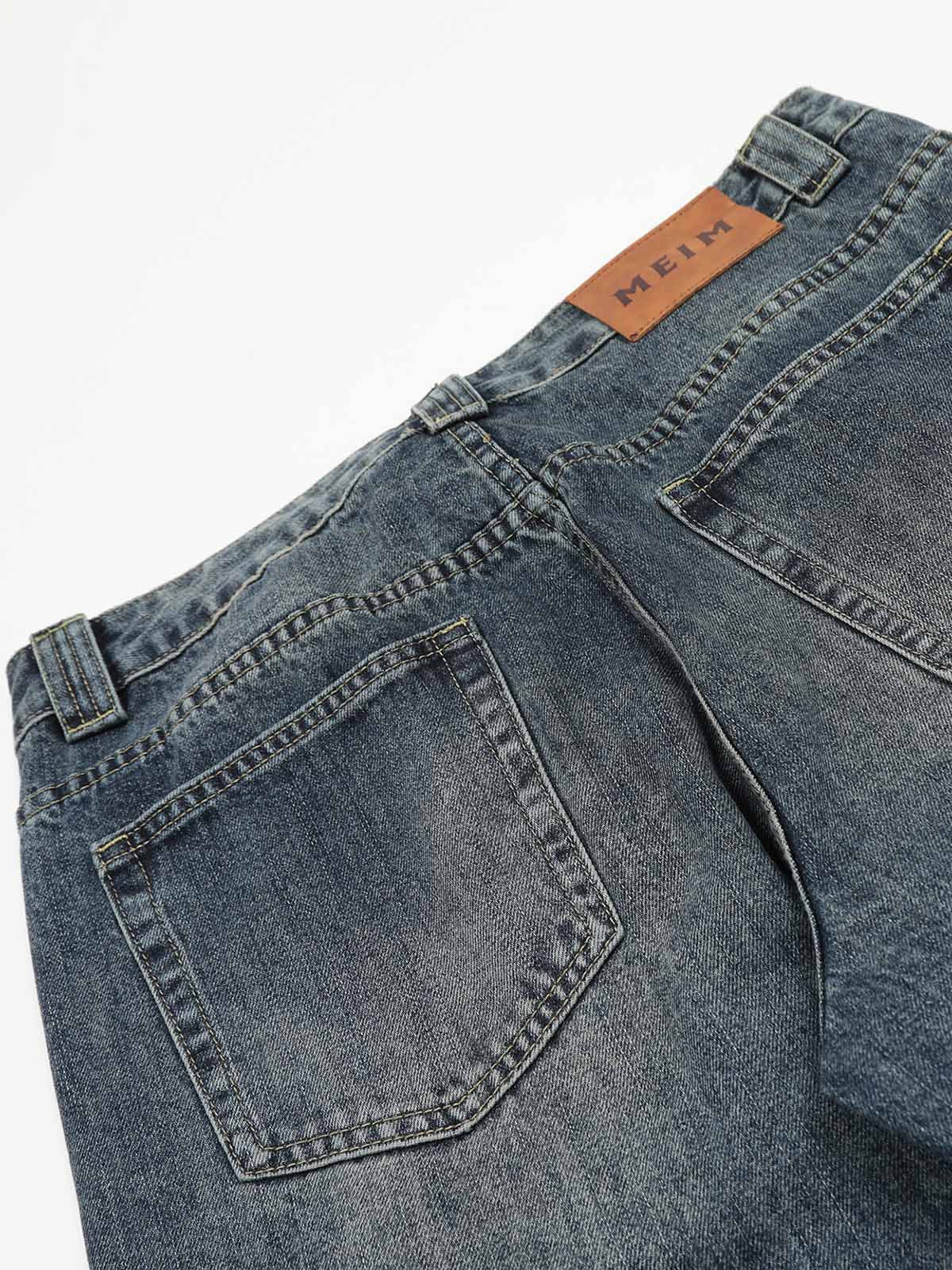 Vintage Relaxed Straight-Leg Jeans