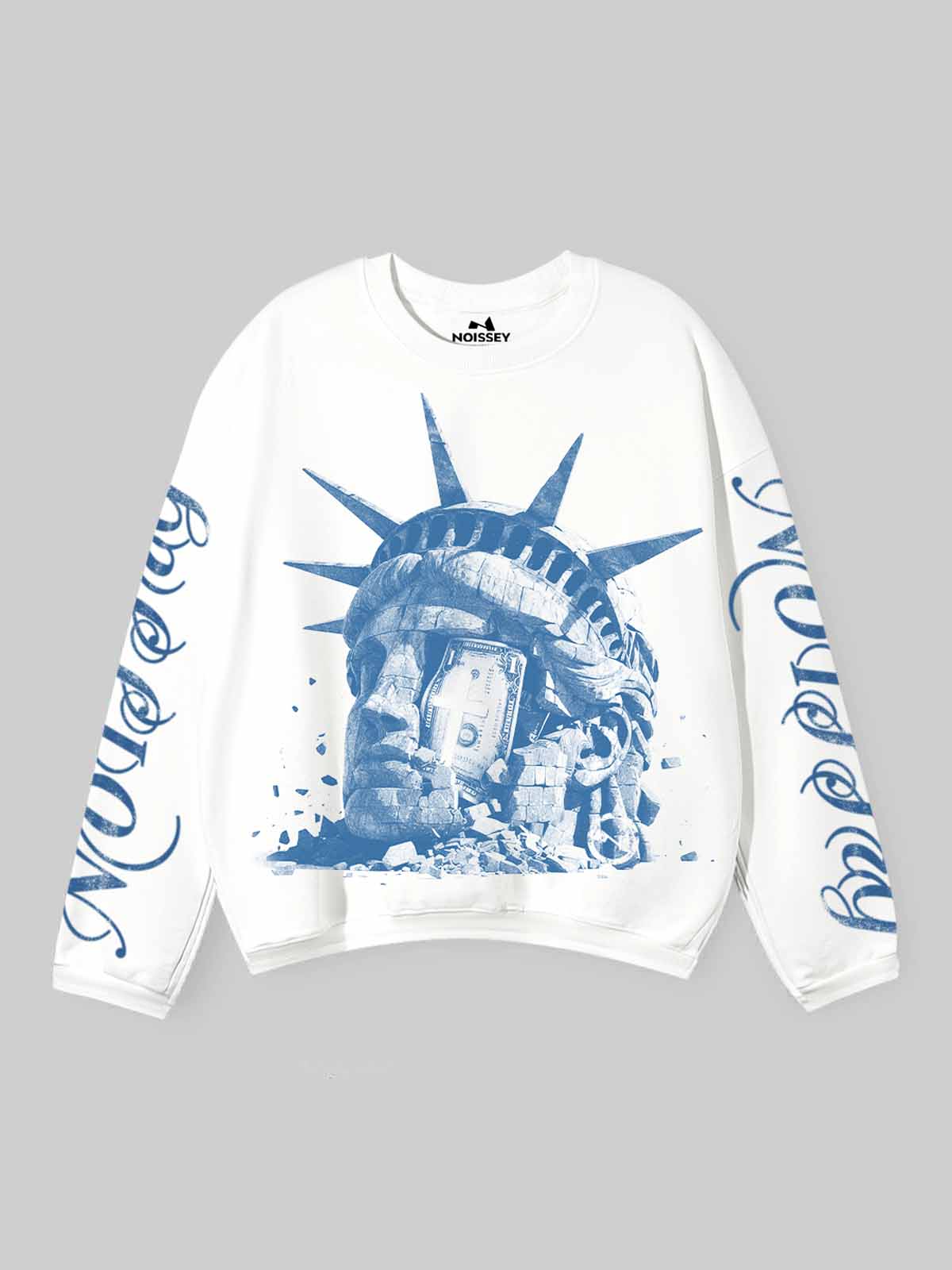 Broken Statue of Liberty Print Air Layer Long Sleeve
