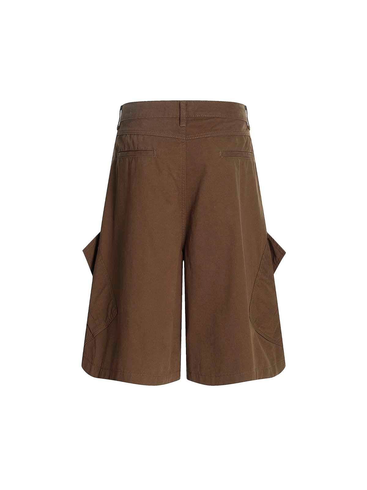 Embroidered Design Straight-Cut Mid-Length Pants