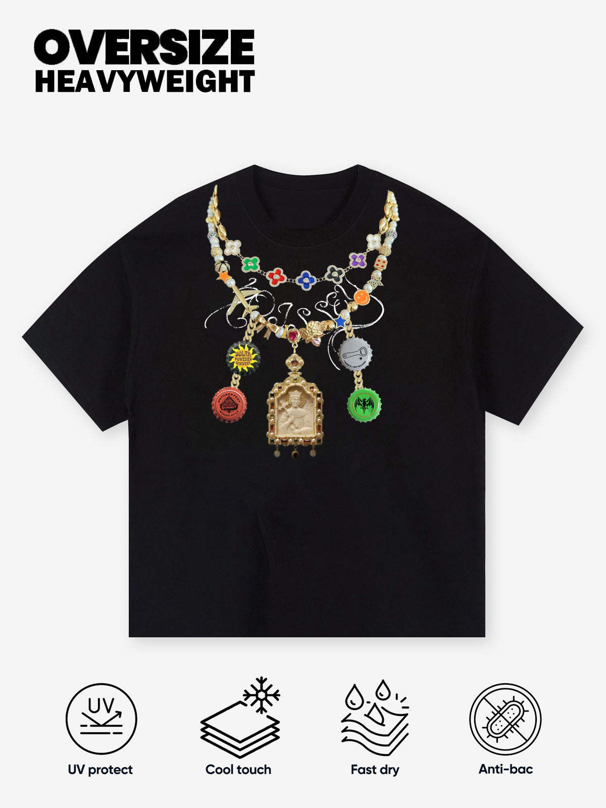 Noissey Original Necklace Graphic Print T-shirt