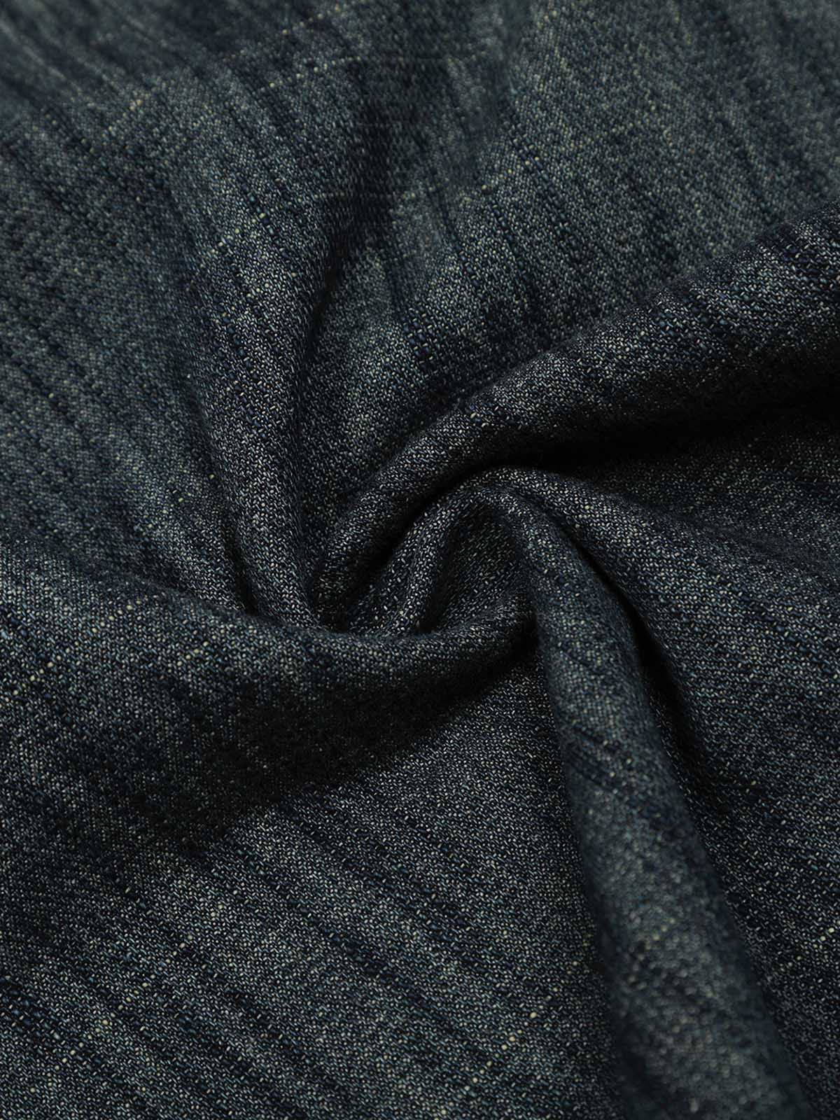 Jacquard Straight-leg Mid-rise Jeans