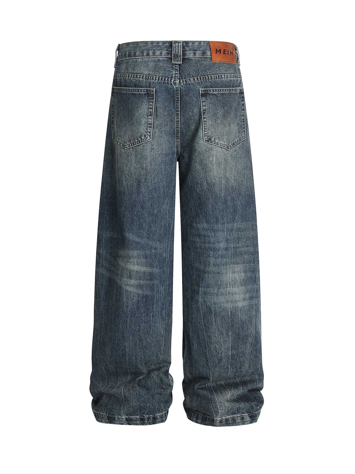 Vintage Relaxed Straight-Leg Jeans