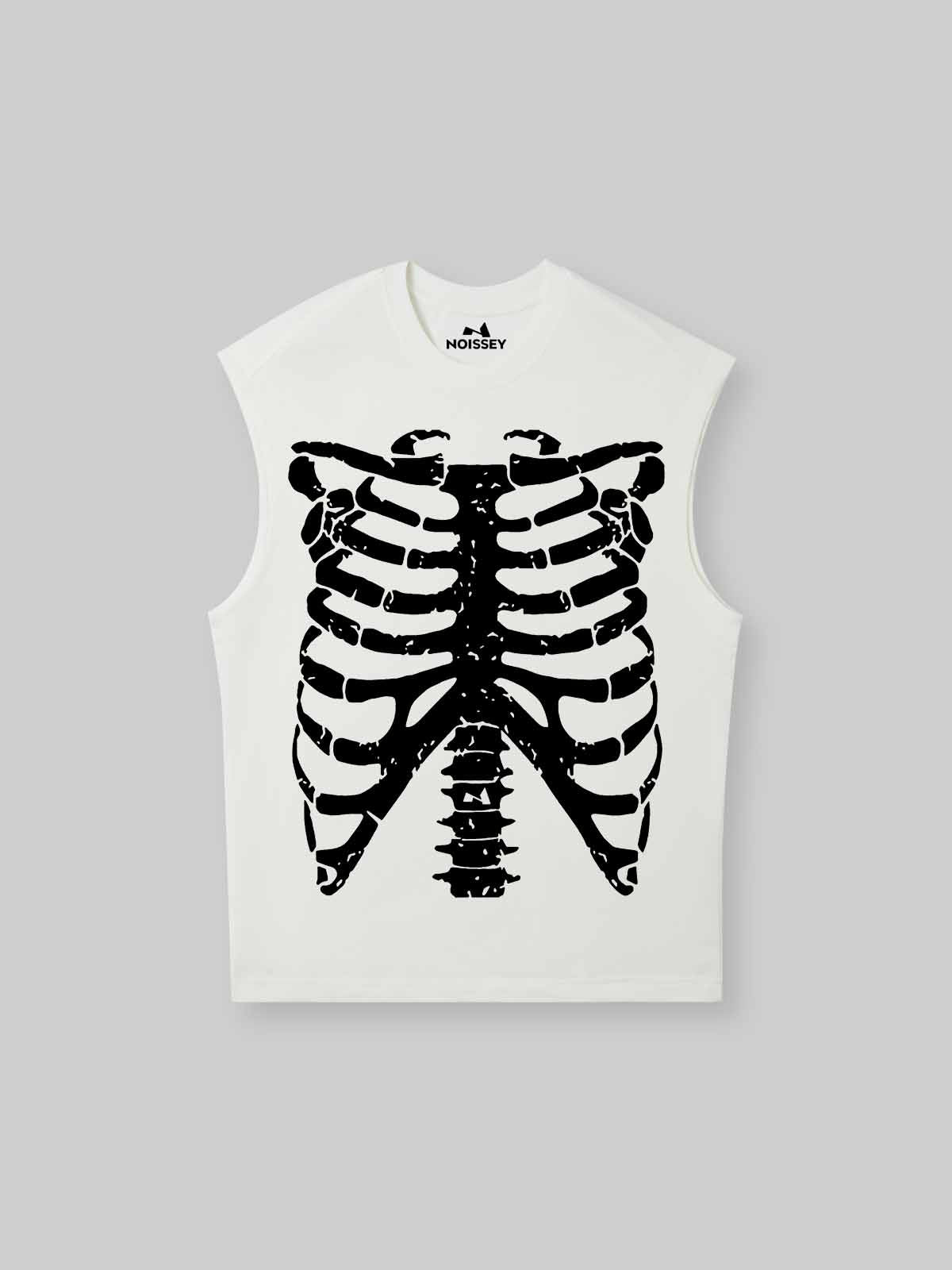 Vintage Skull Print Tank Top