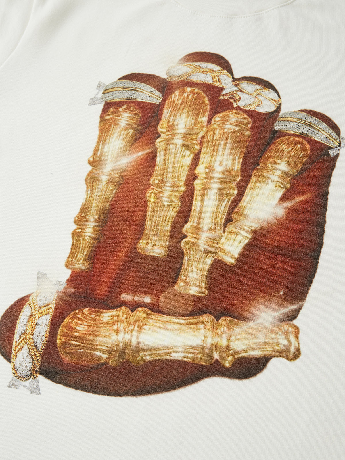 T-shirt bébé imprimé Golden Bone Nail