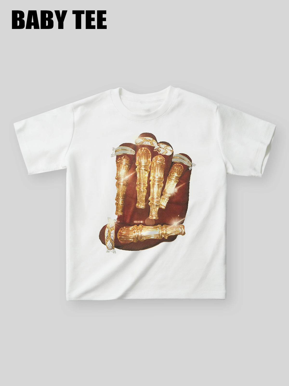 T-shirt bébé imprimé Golden Bone Nail