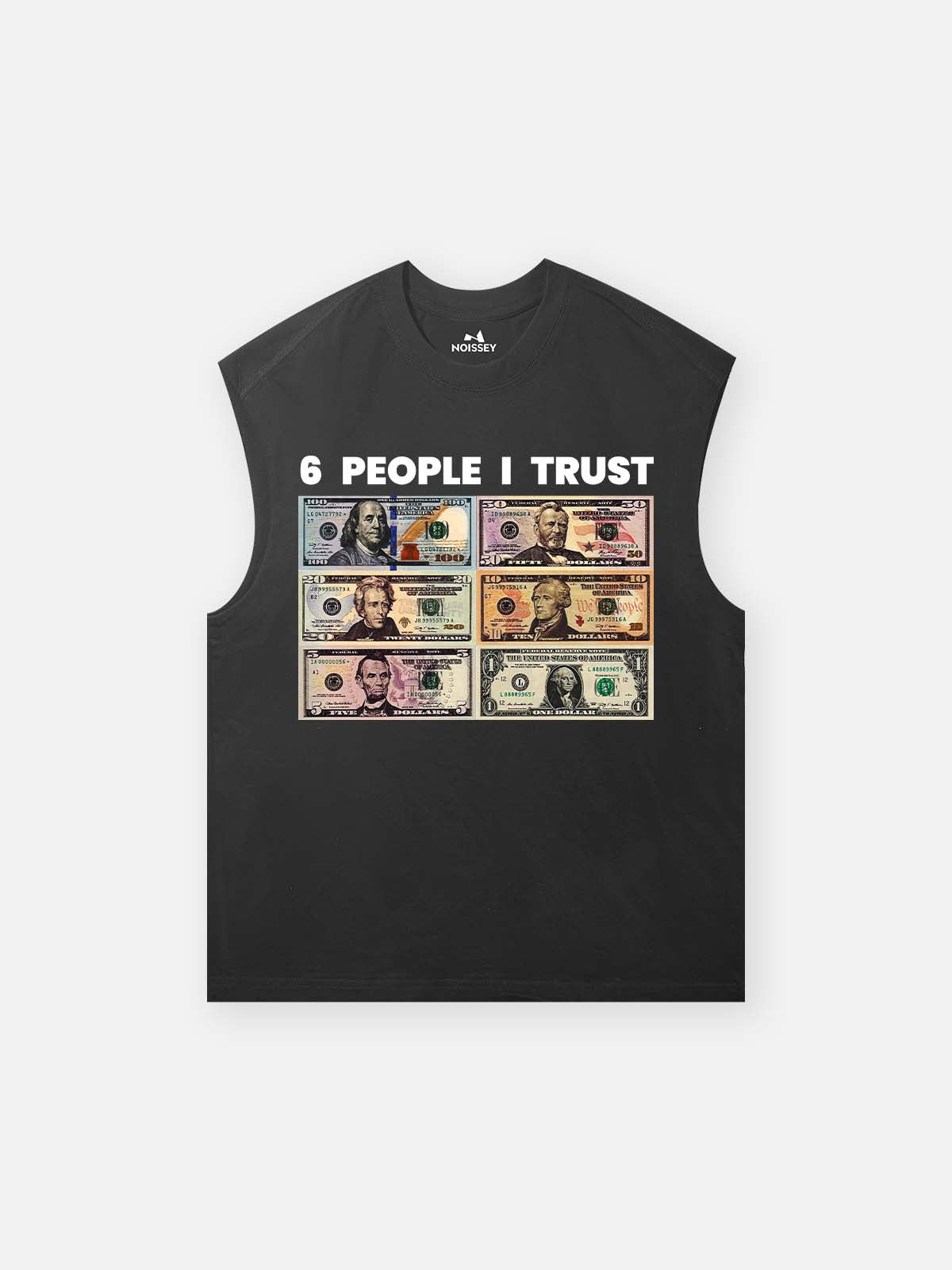 6 People I Trust Print Tank Top