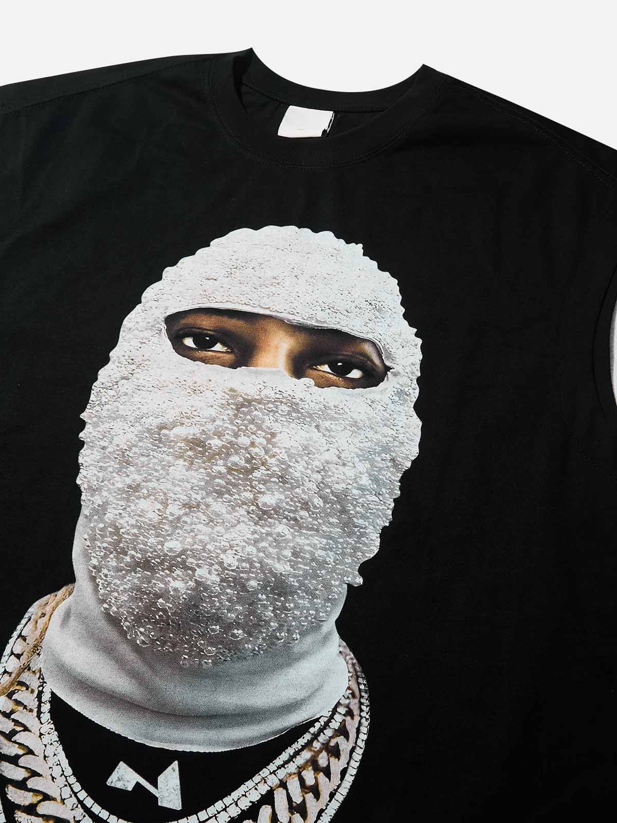 Pearl Balaclava Print Tank Top