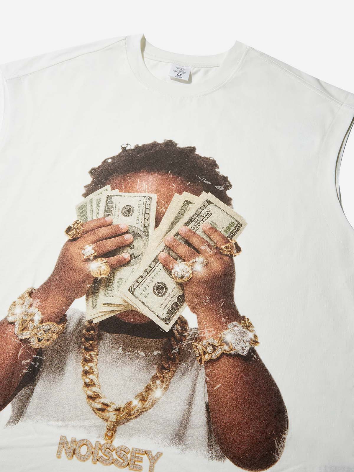 Wealthy Baby Vintage Print Tank Top