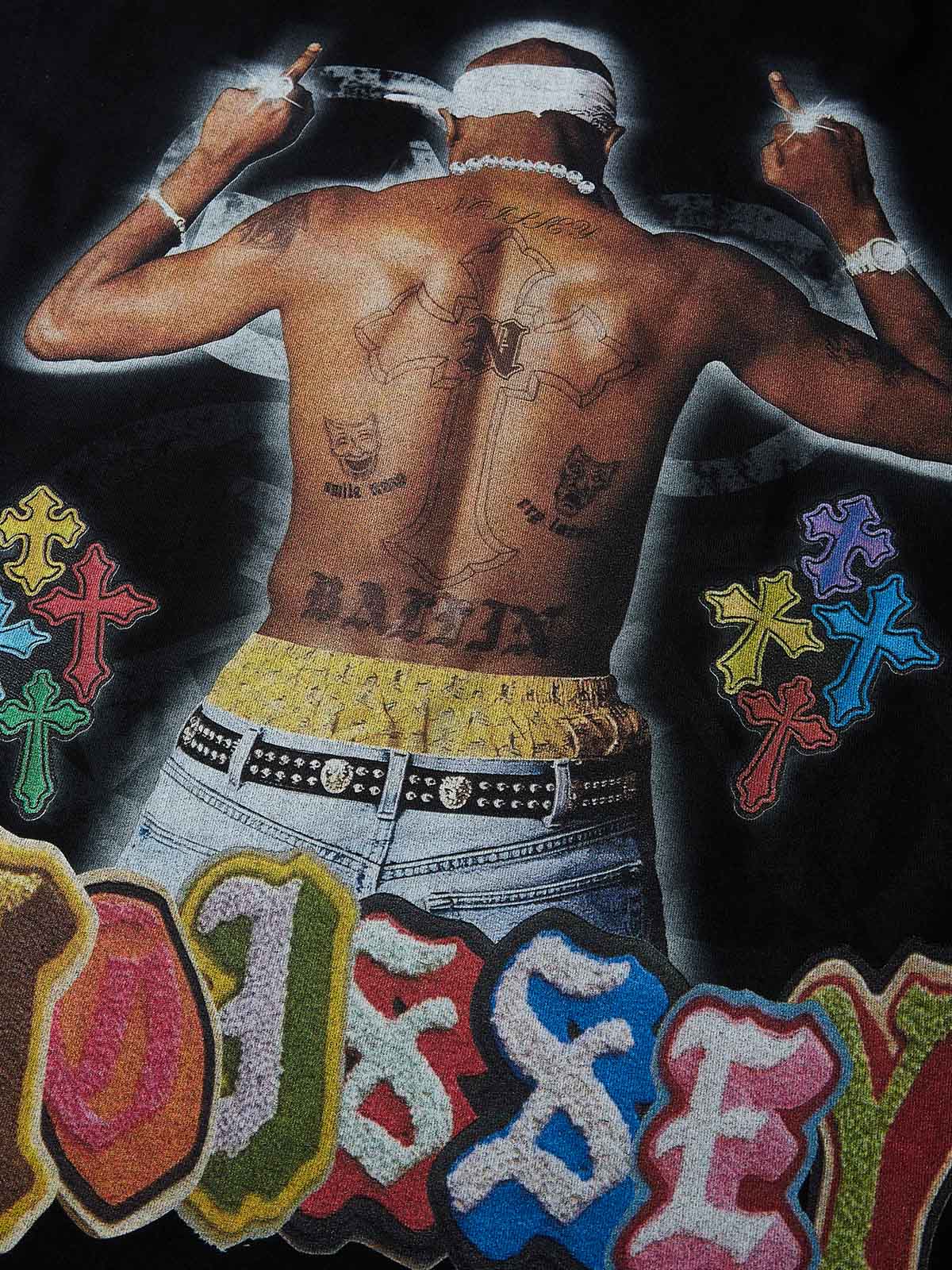 2Pac Classic Back Silhouette Print Tank Top