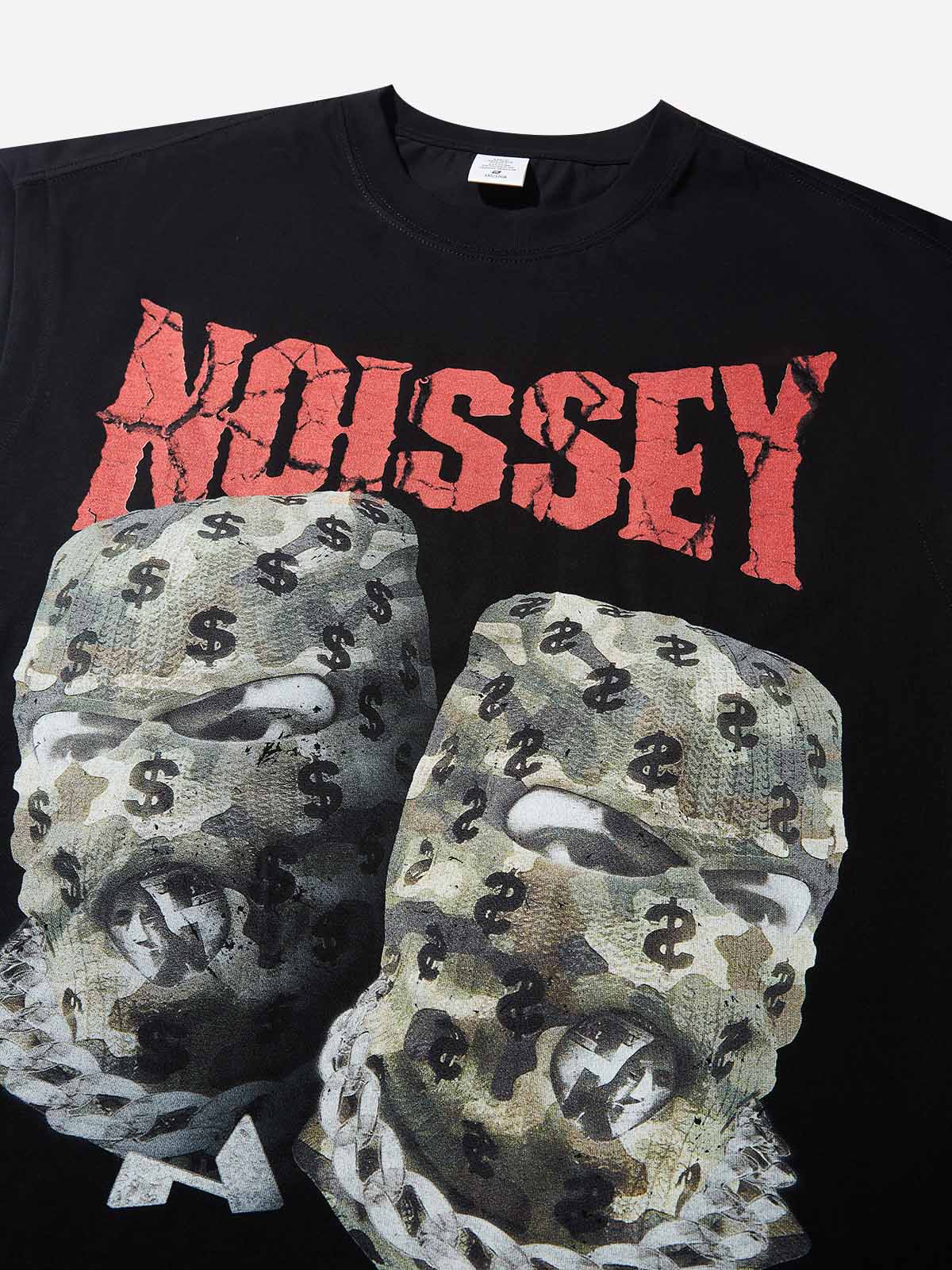 Camo Double Head Mask Print Tank Top