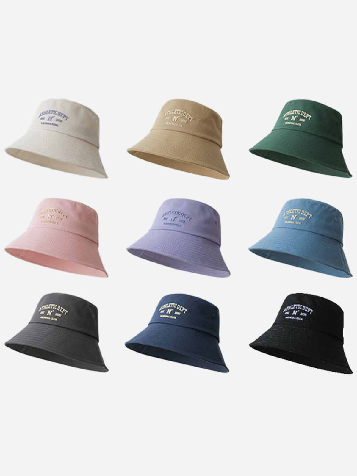 Casual Versatile Wide-Brim Sun-Protective Bucket Hat