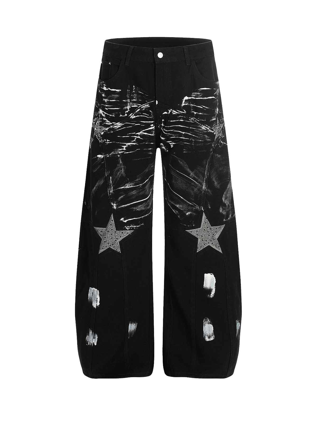 Heavy-duty Saber-curve Jeans