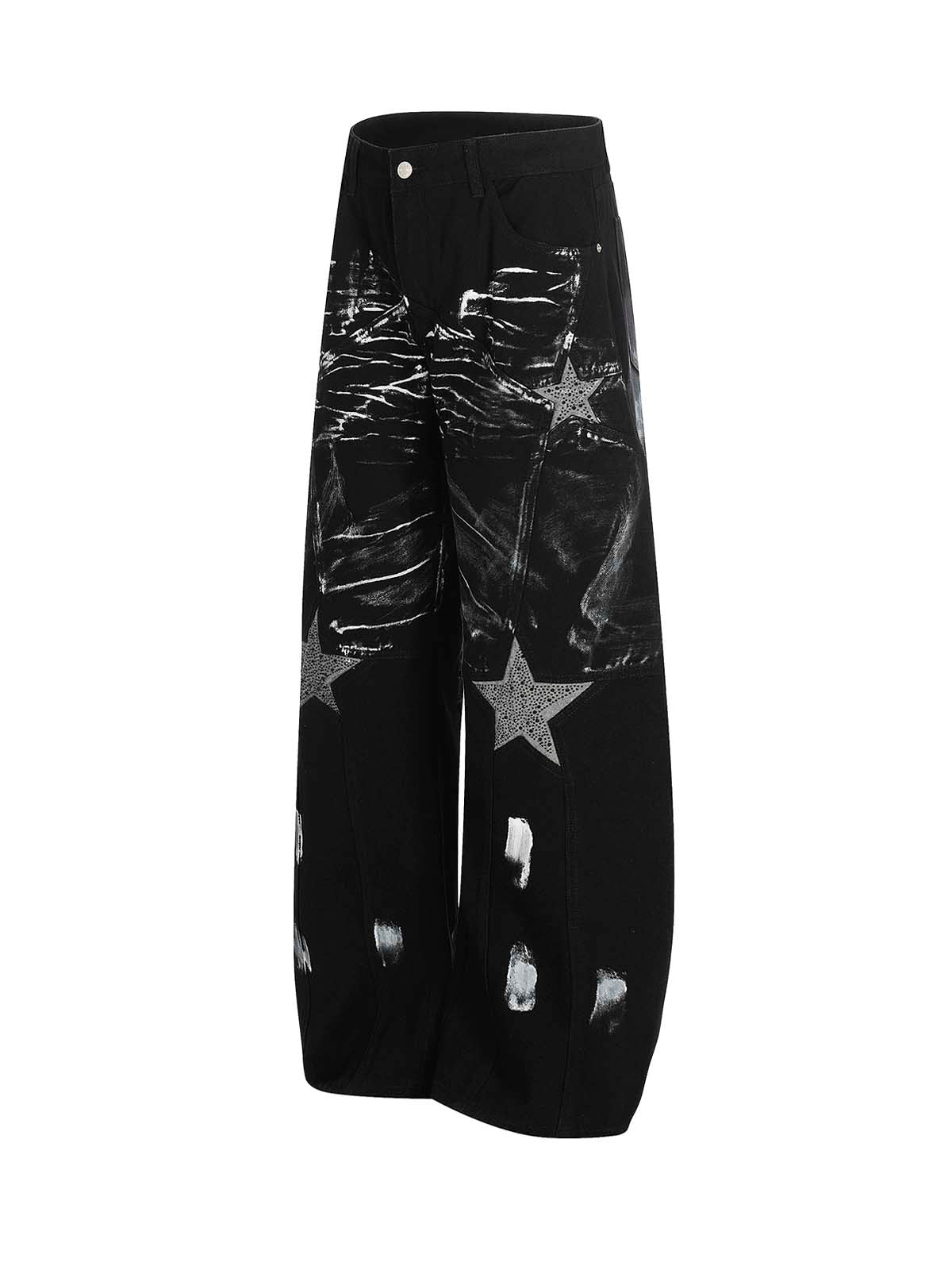 Heavy-duty Saber-curve Jeans