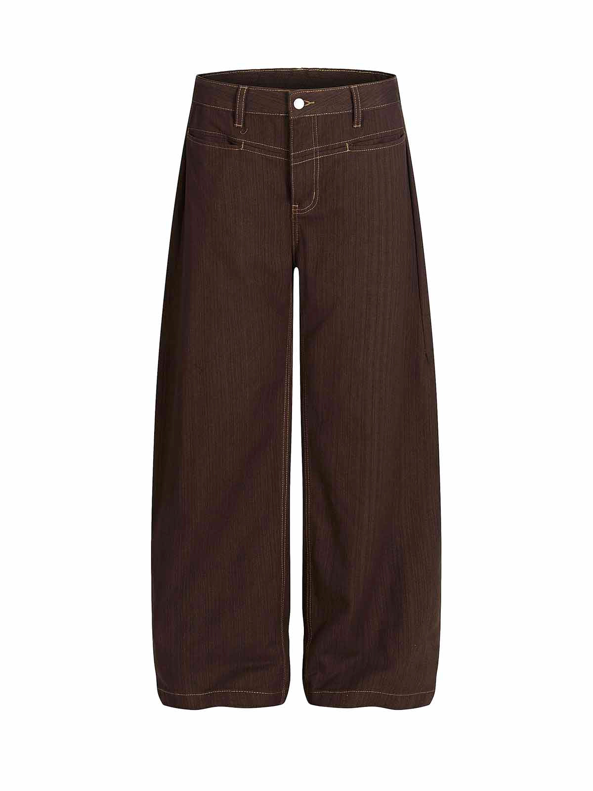 Striped Saber curve Jeans