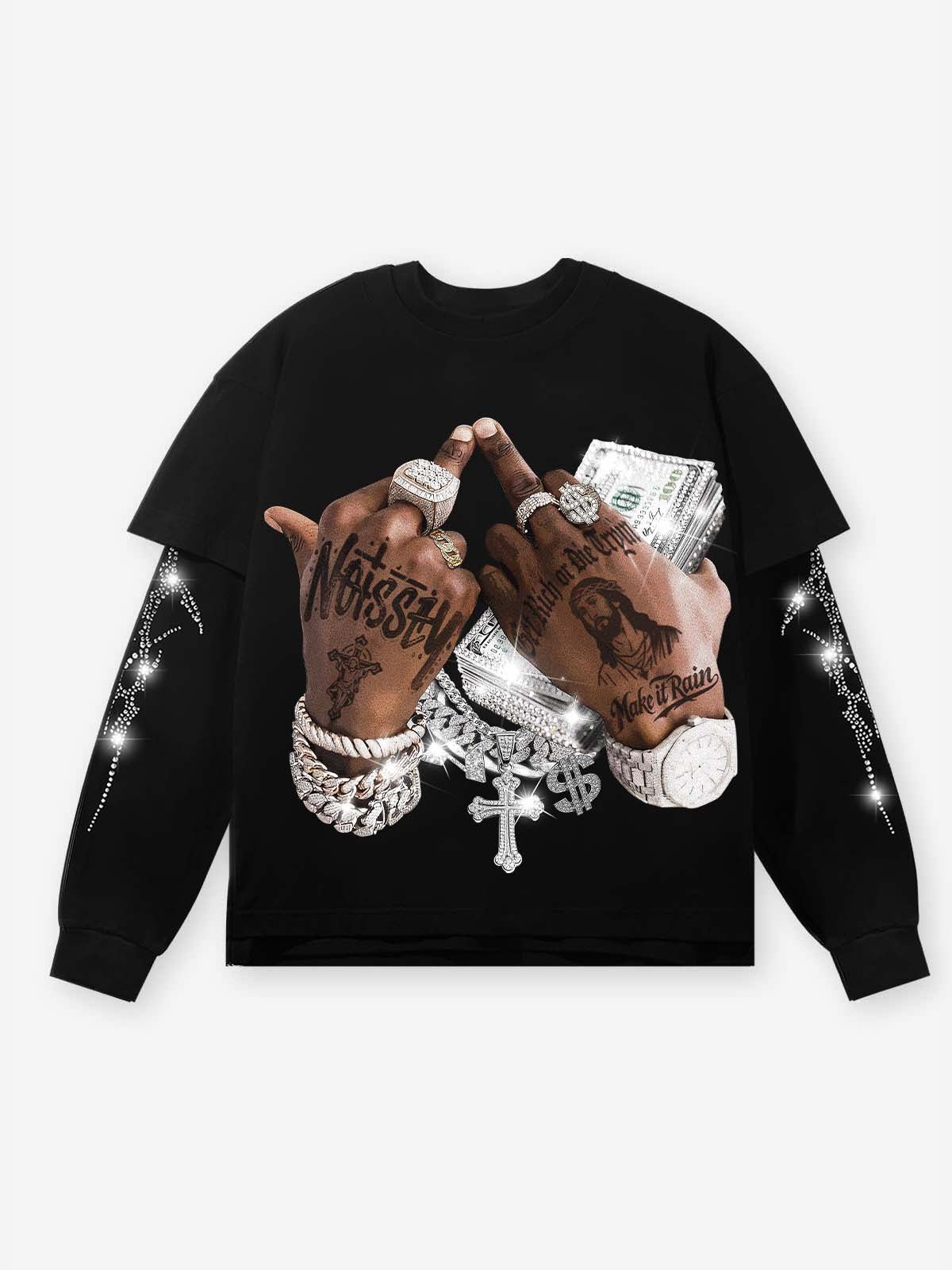 Noissey “Has Absolute Power and Money” Print Long Sleeve