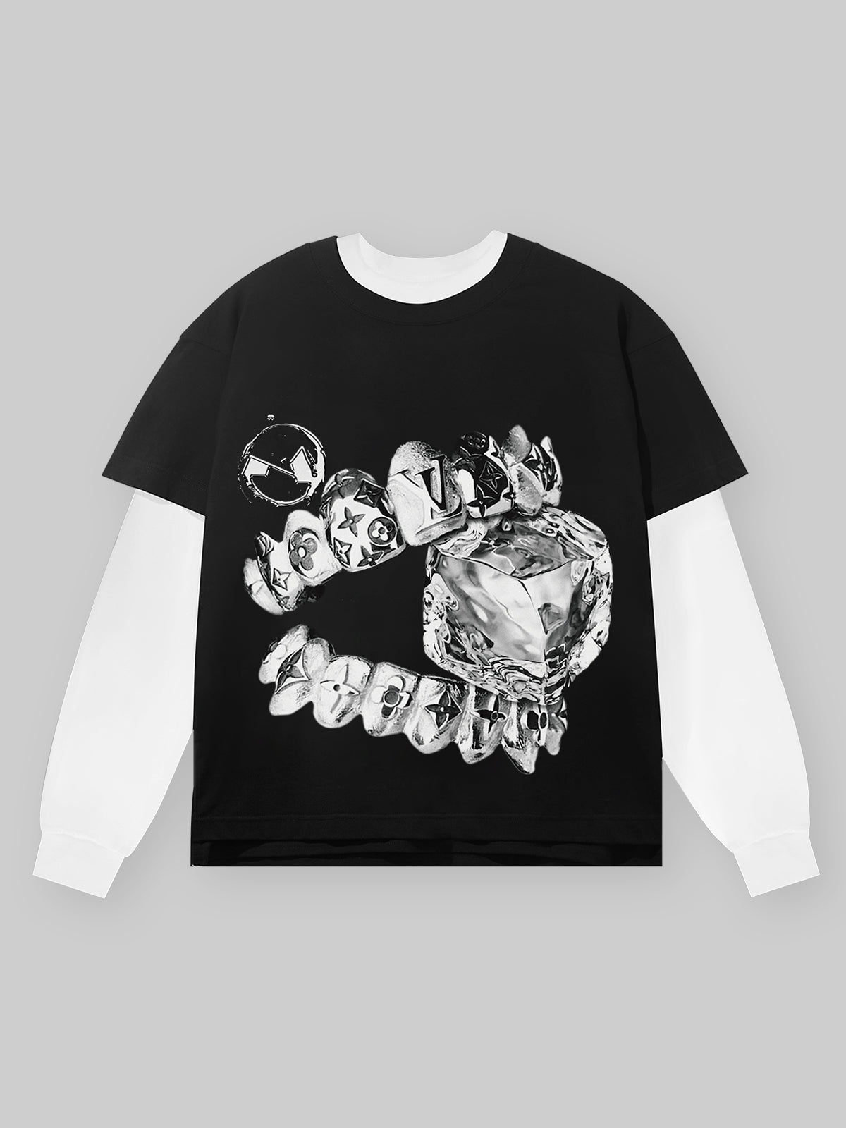 Liquid Metal Teeth & Ice Cube Art Print Set