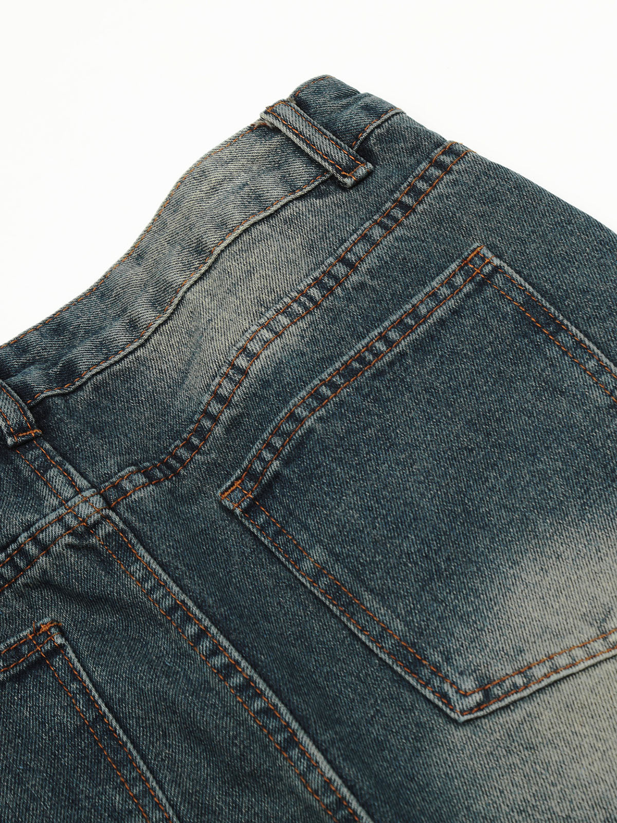 BOUNCE BACK© Original Distressed Heavy Wash Patchwork Jeans