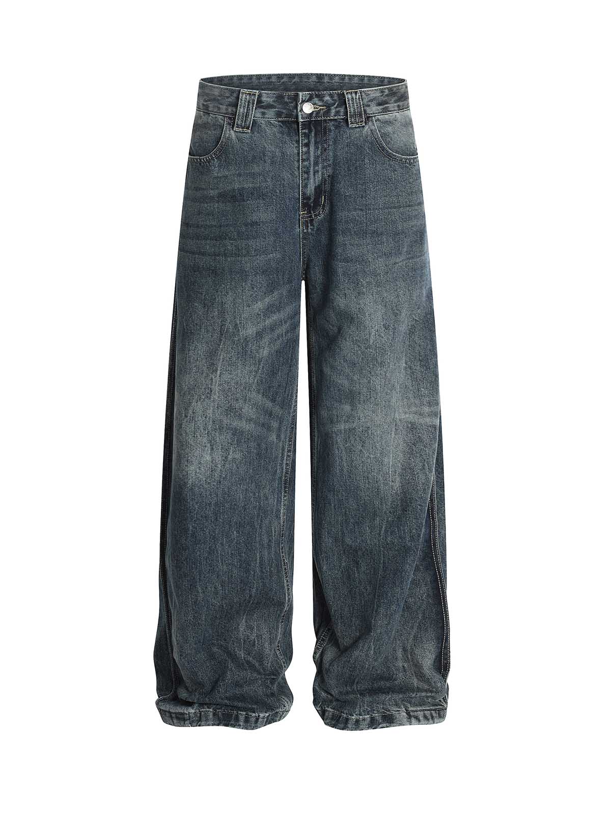 Vintage Relaxed Straight-Leg Jeans