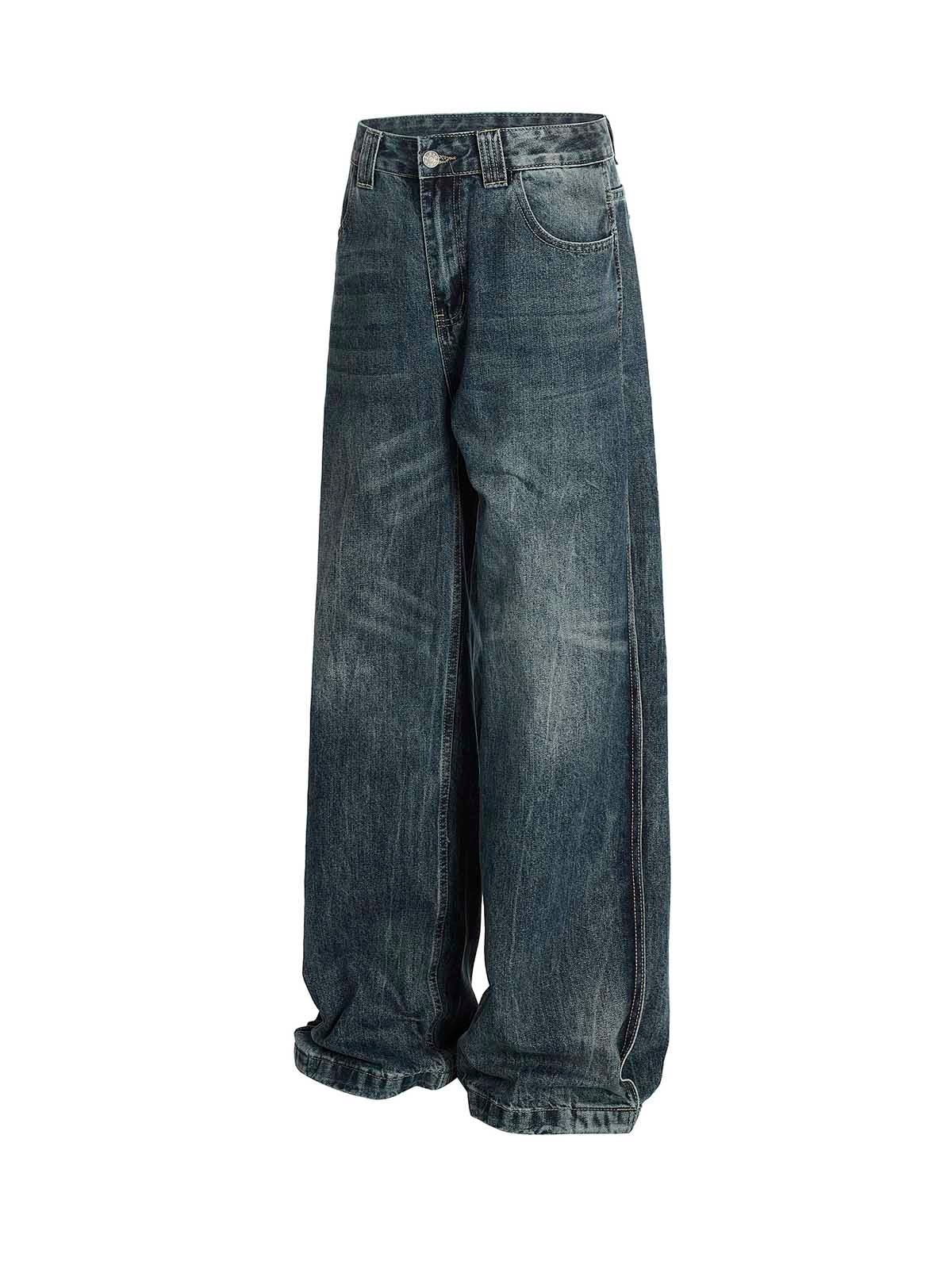 Vintage Relaxed Straight-Leg Jeans