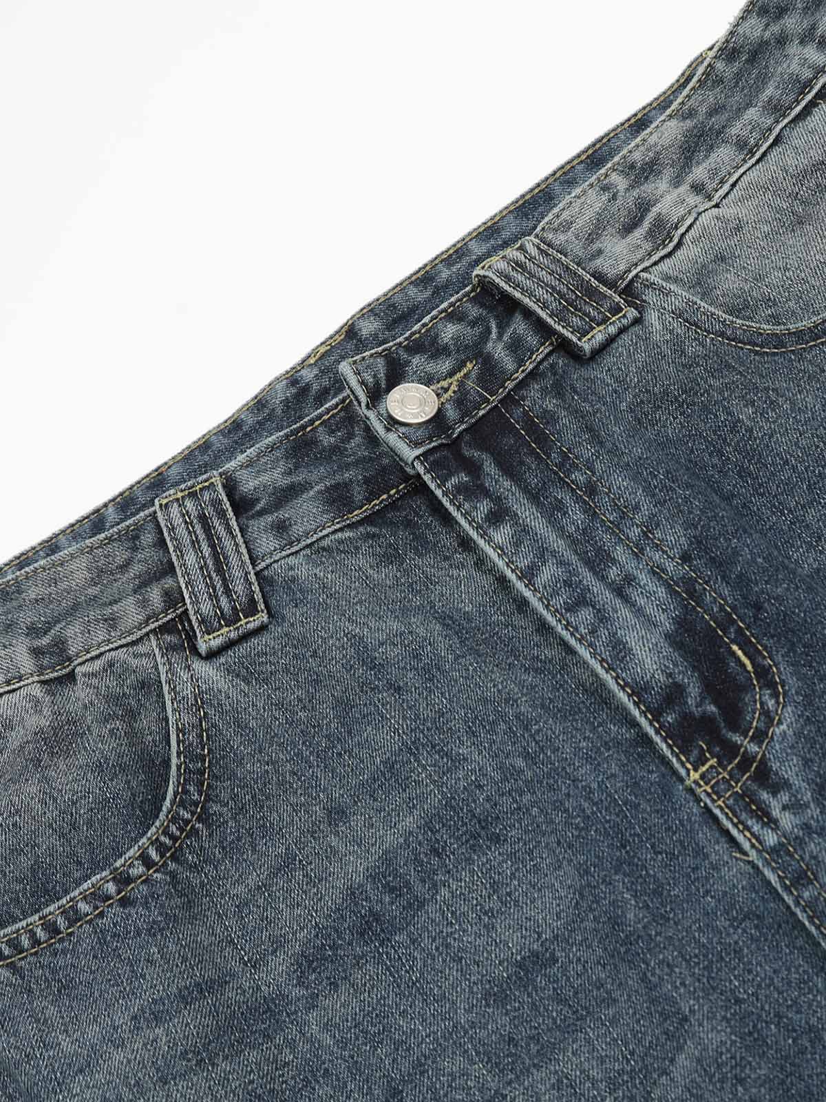 Vintage Relaxed Straight-Leg Jeans