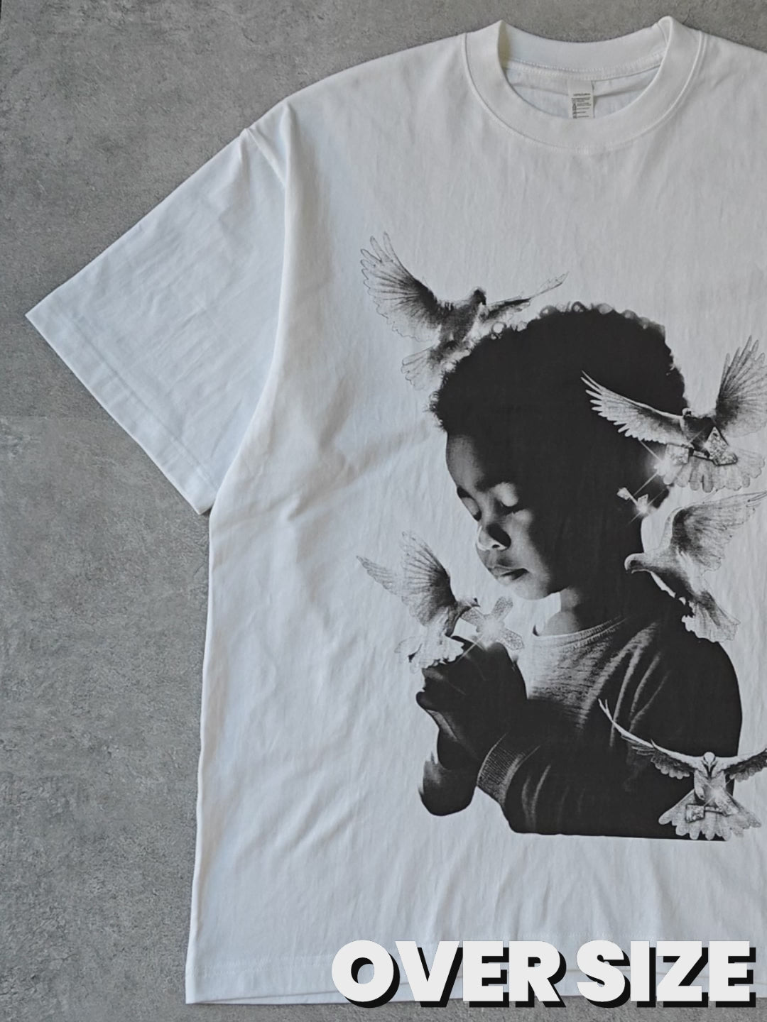 Peace Dove & Praying Boy Tee