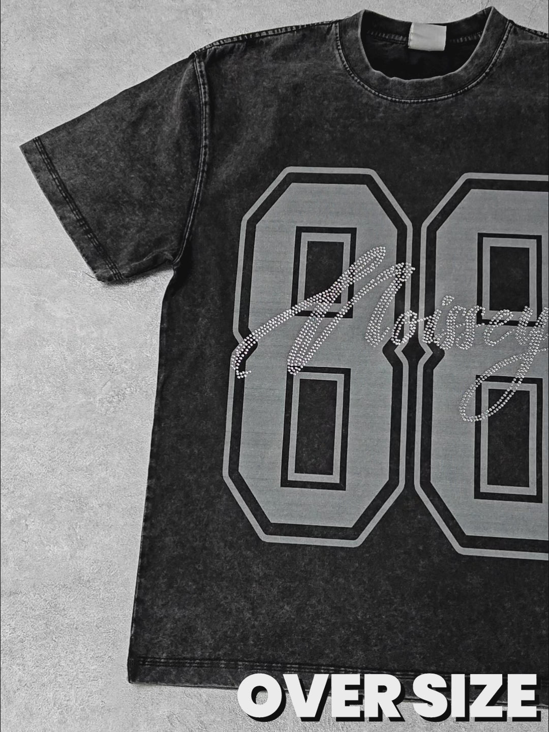 88 Noissey Diamond Wash Print T-shirt