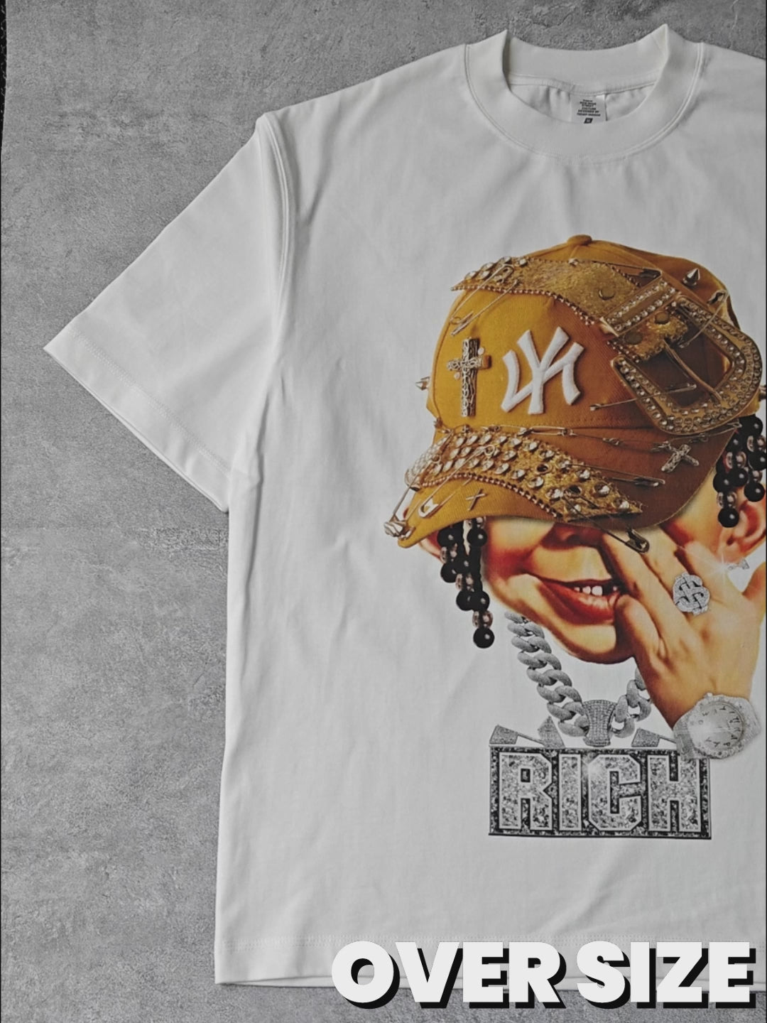 High-Quality Absolute Wealth Bad Boy Printed T-Shirt