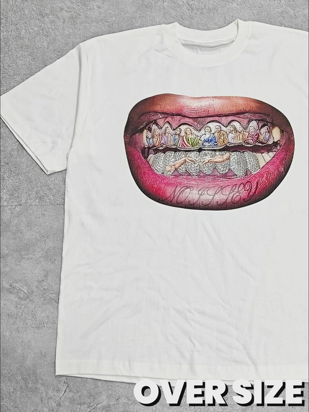 The Last Supper Lip Print T-shirt