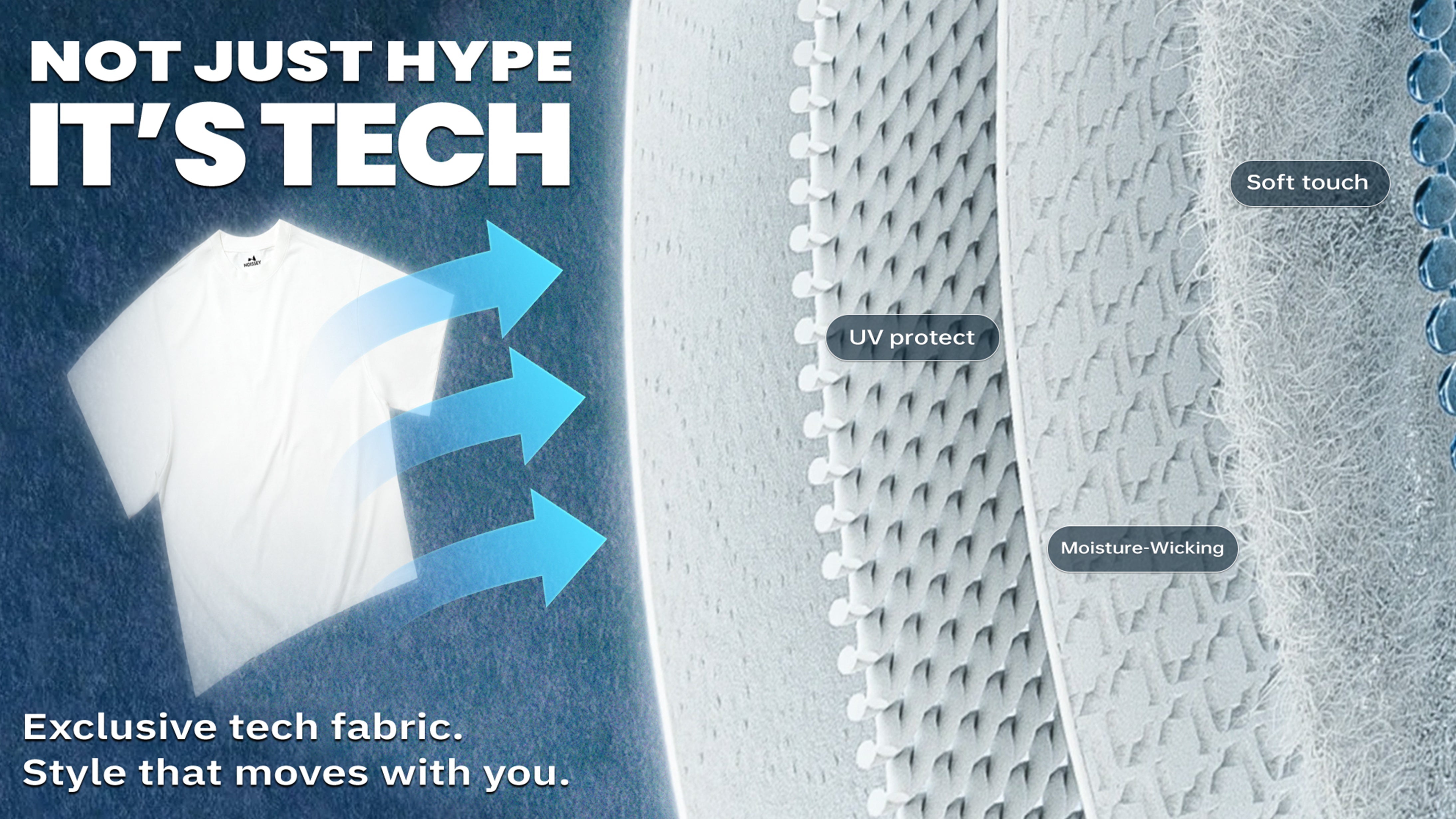 You need a hoodie with high-tech, multi-functional fabric made just for you!