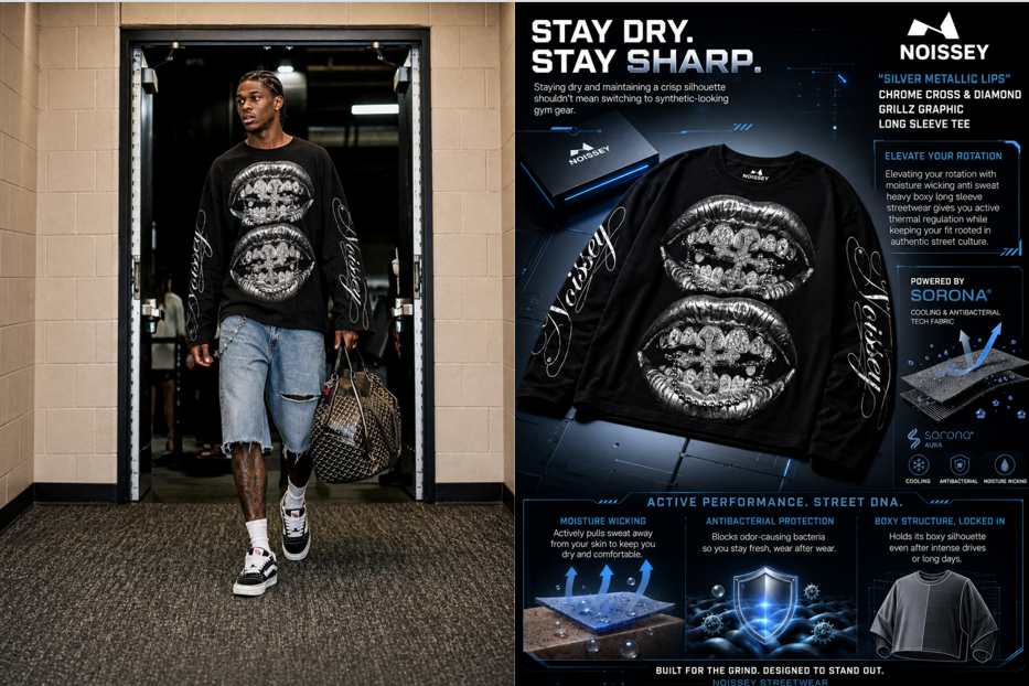 Ditch the Soaked Graphic: The Moisture Wicking Anti Sweat Heavy Boxy Long Sleeve Streetwear Upgrade You Need