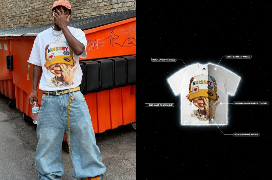 Tech High-Street Level Up: Heavyweight Patchwork Graphic Tee UV Protection is Non-Negotiable
