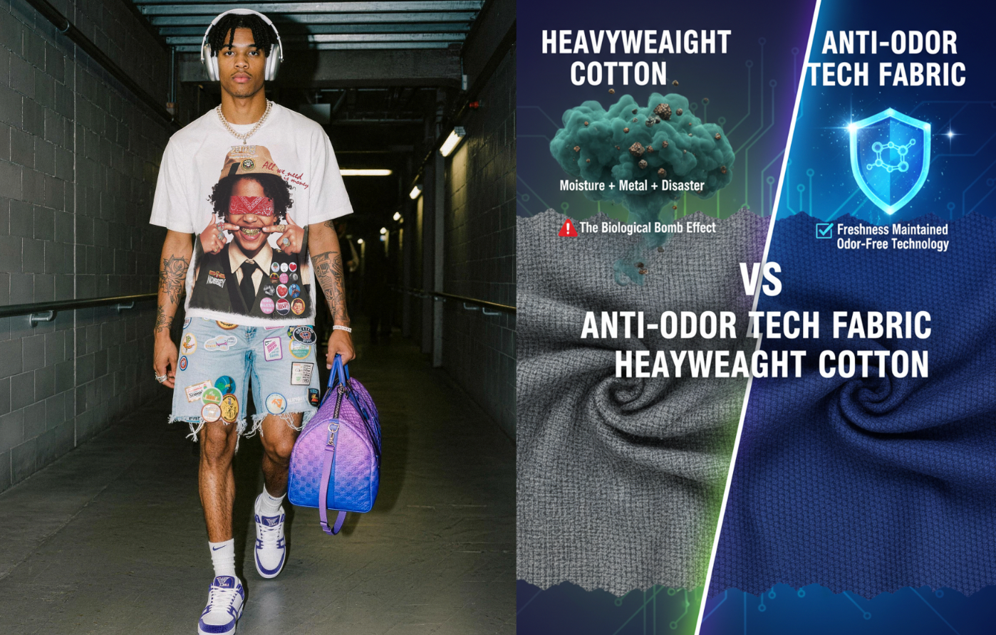 The "Rusty" Smell of Failure: anti-odor tech fabric vs heavyweight cotton