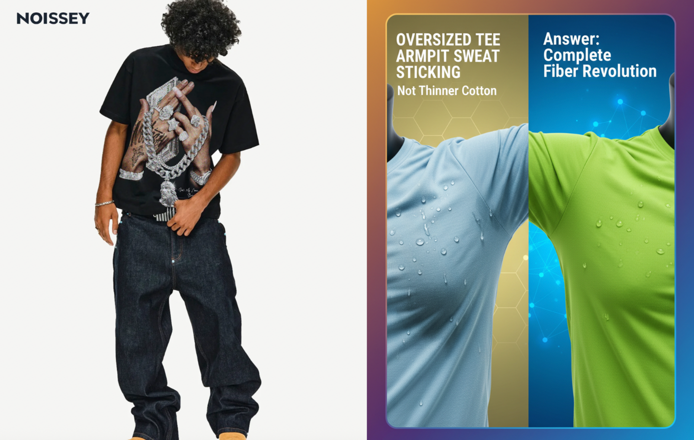 Fix Your Social Lag: How to Stop Oversized Tee Armpit Sweat Sticking