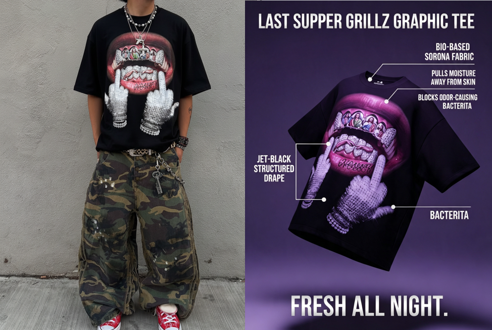 Smelling Sour at the VIP Booth? Why You Need an Anti Odor Fast Drying Jet Black Oversized Tee Sorona Fabric Essential