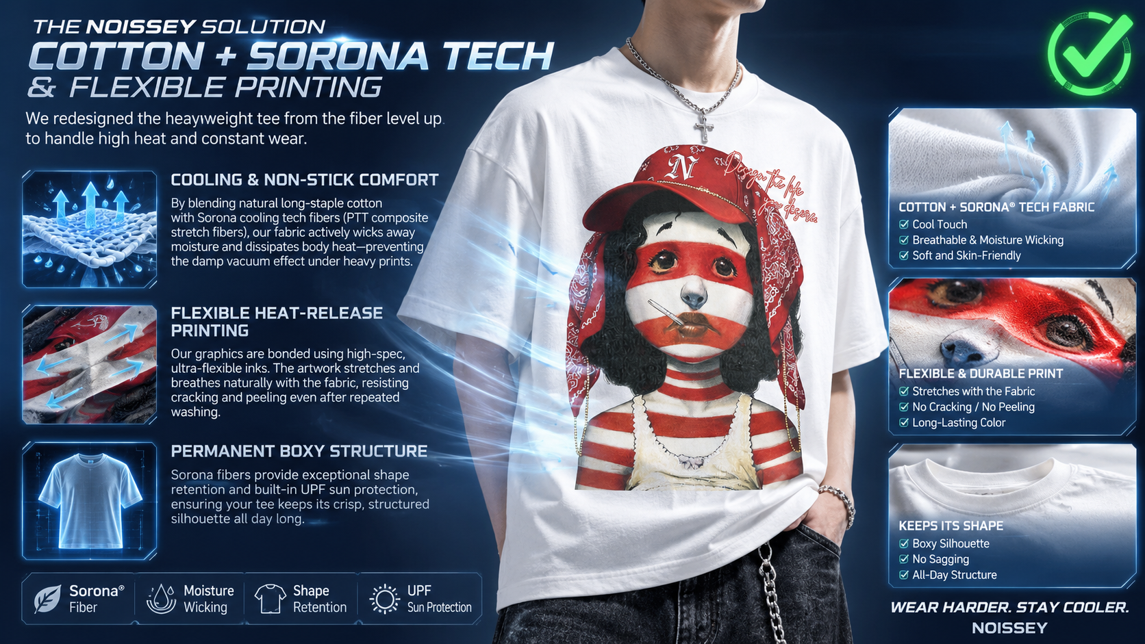 Why Heavyweight Graphic Tees Fail in Summer (And How NOISSEY Fixed It)