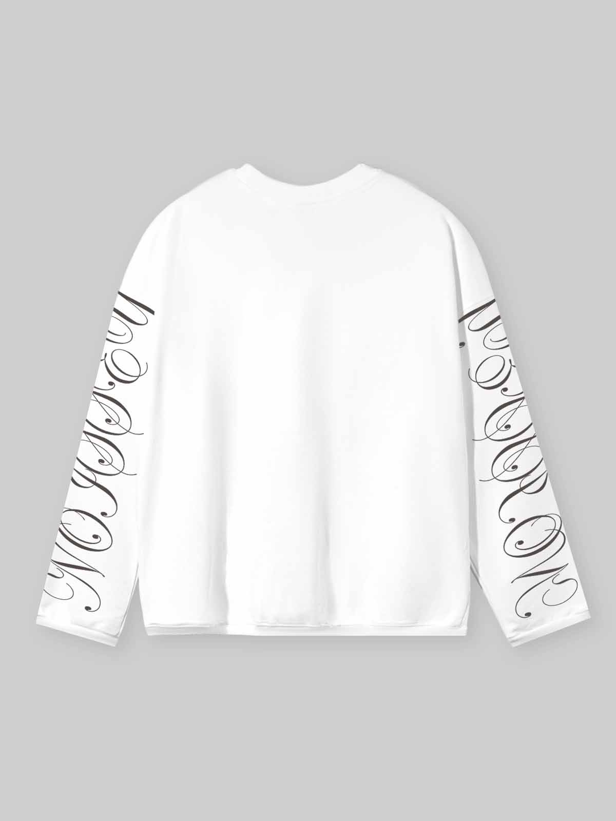 NOISSEY Pegasus & Temple Vintage Graft Art Print Long Sleeve T-Shirt - White