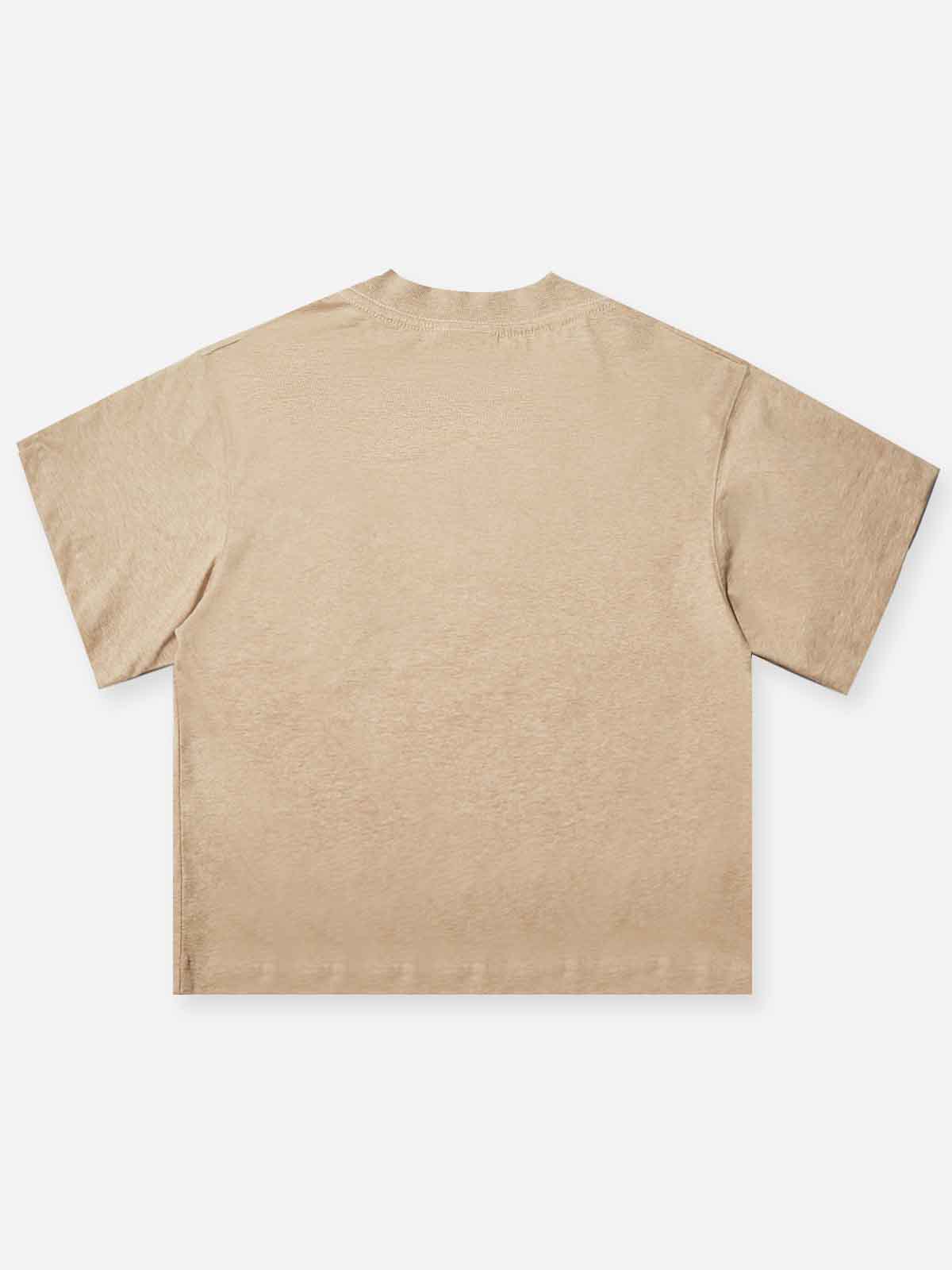 High-Quality Boxy Oversized Solid Color T-shirt