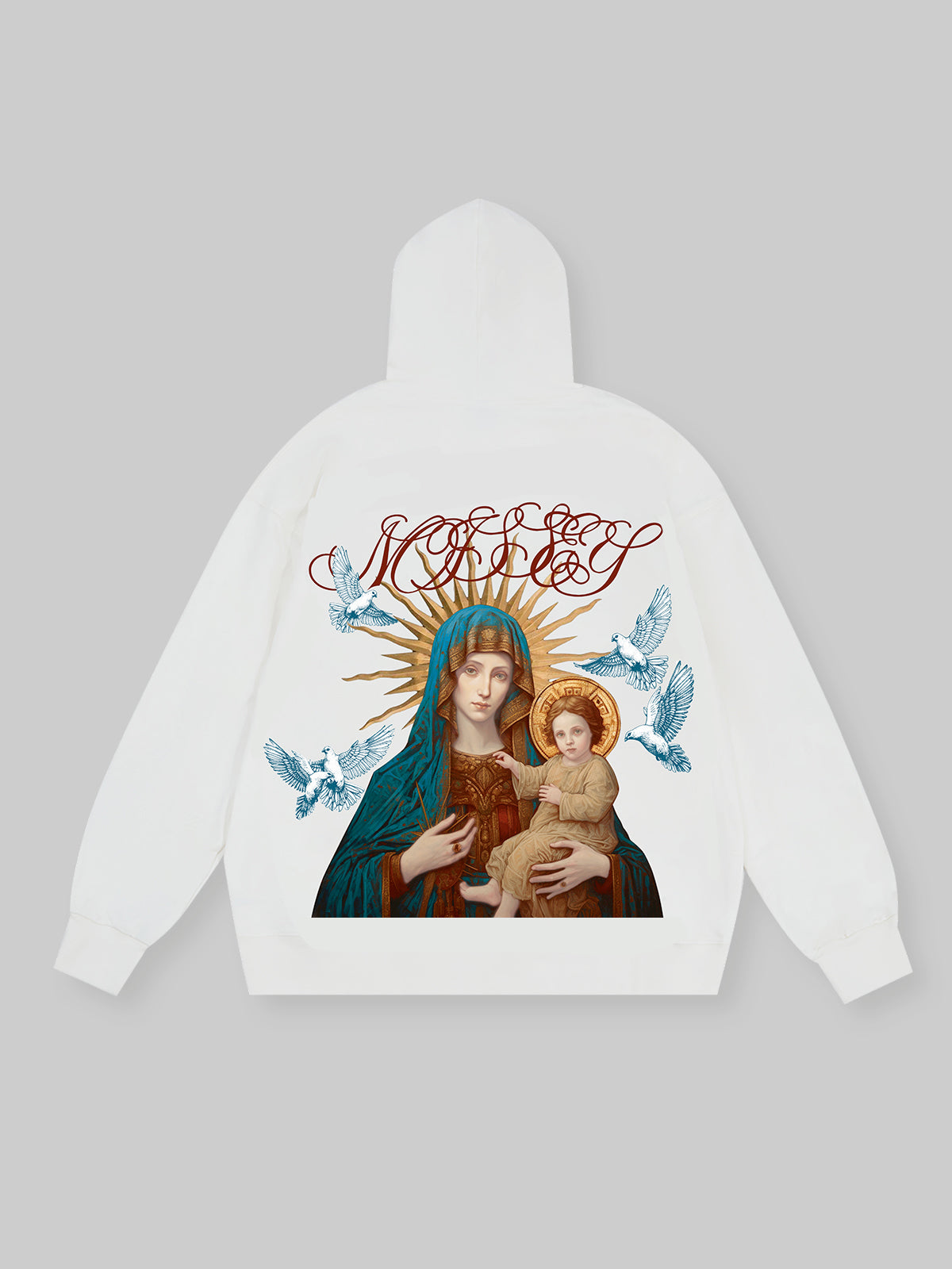 OBSTACLES & DANGERS© Noissey Original Madonna & Child 400g Unwashed Hoodies