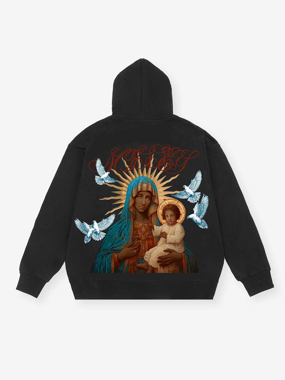 OBSTACLES & DANGERS© Noissey Original Madonna & Child 400g Unwashed Hoodies