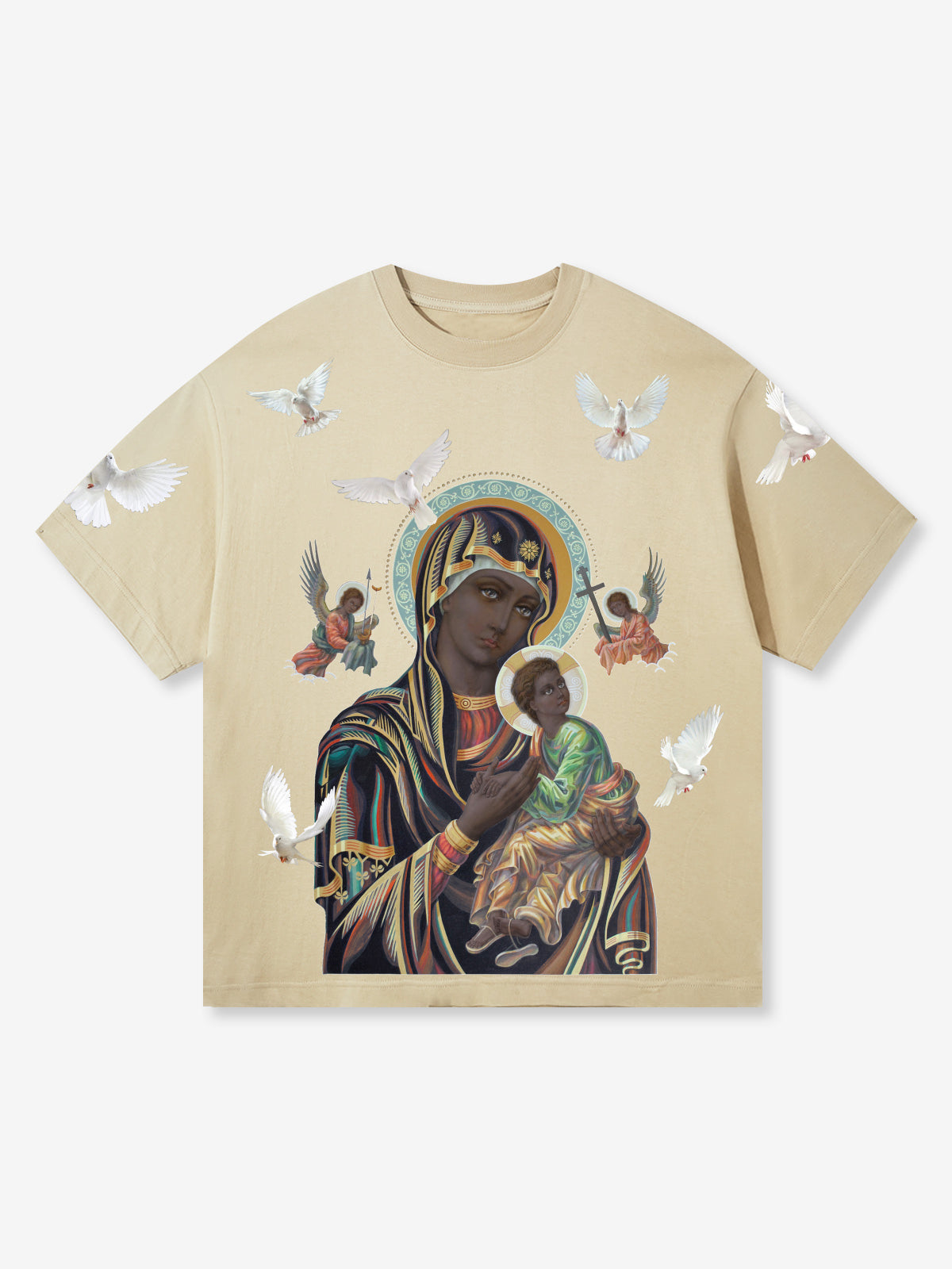 OBSTACLES & DANGERS© Black Madonna and Child T-shirt