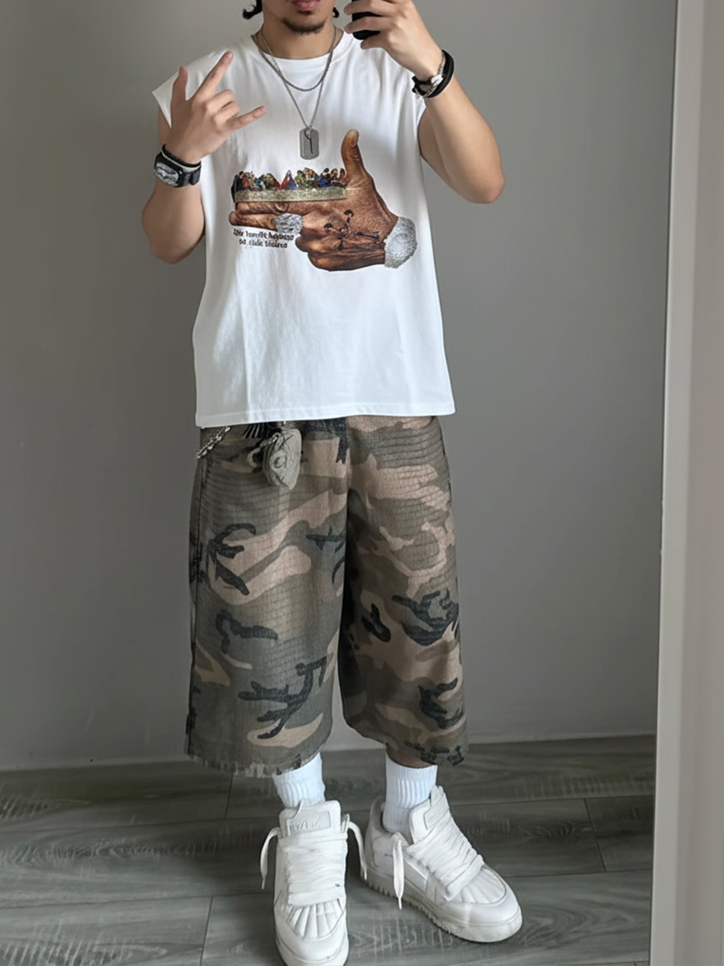 NOISSEY "Risk Takers" The Last Supper Graphic Art Tank - Off-White