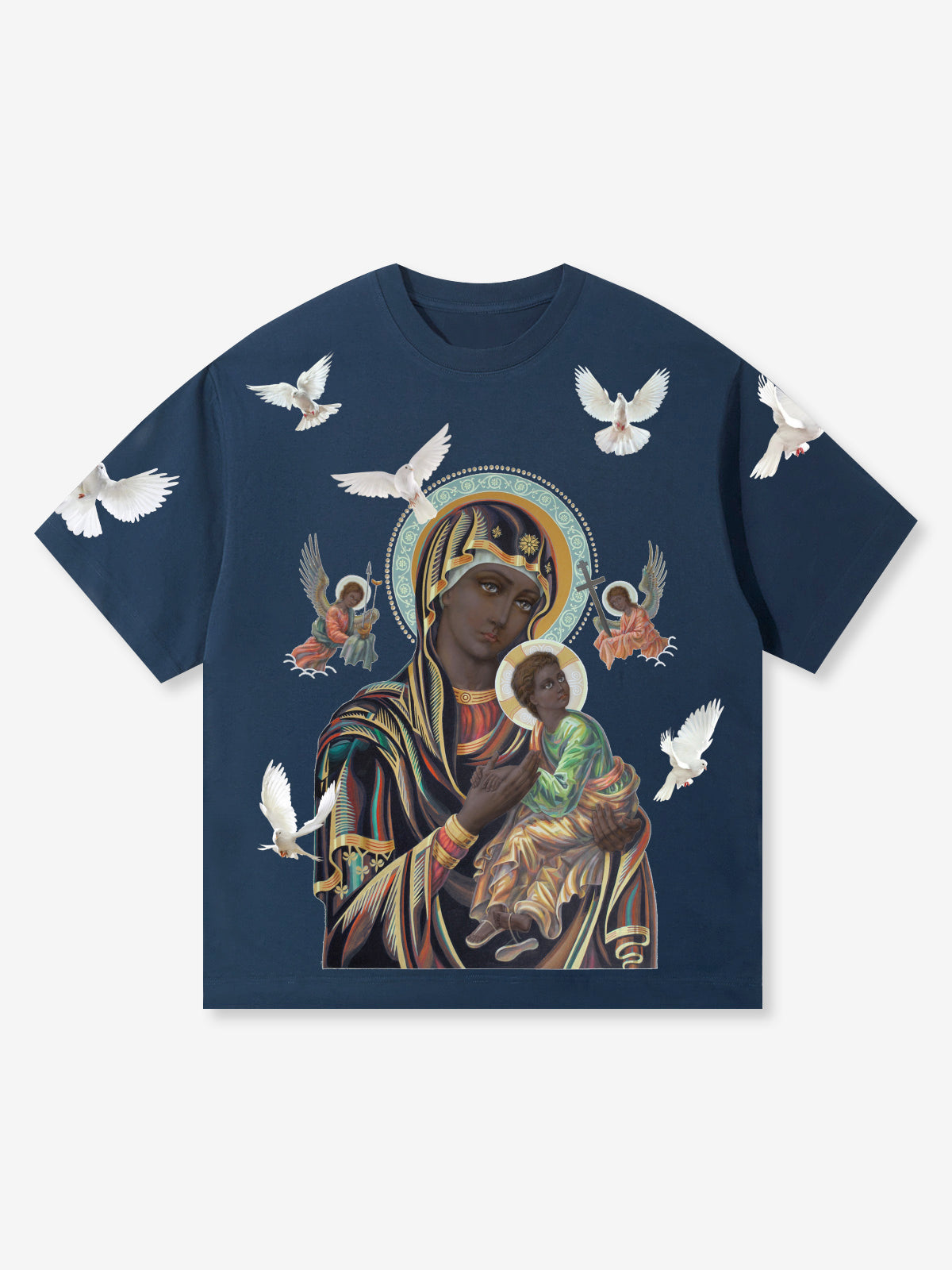 OBSTACLES & DANGERS© Black Madonna and Child T-shirt