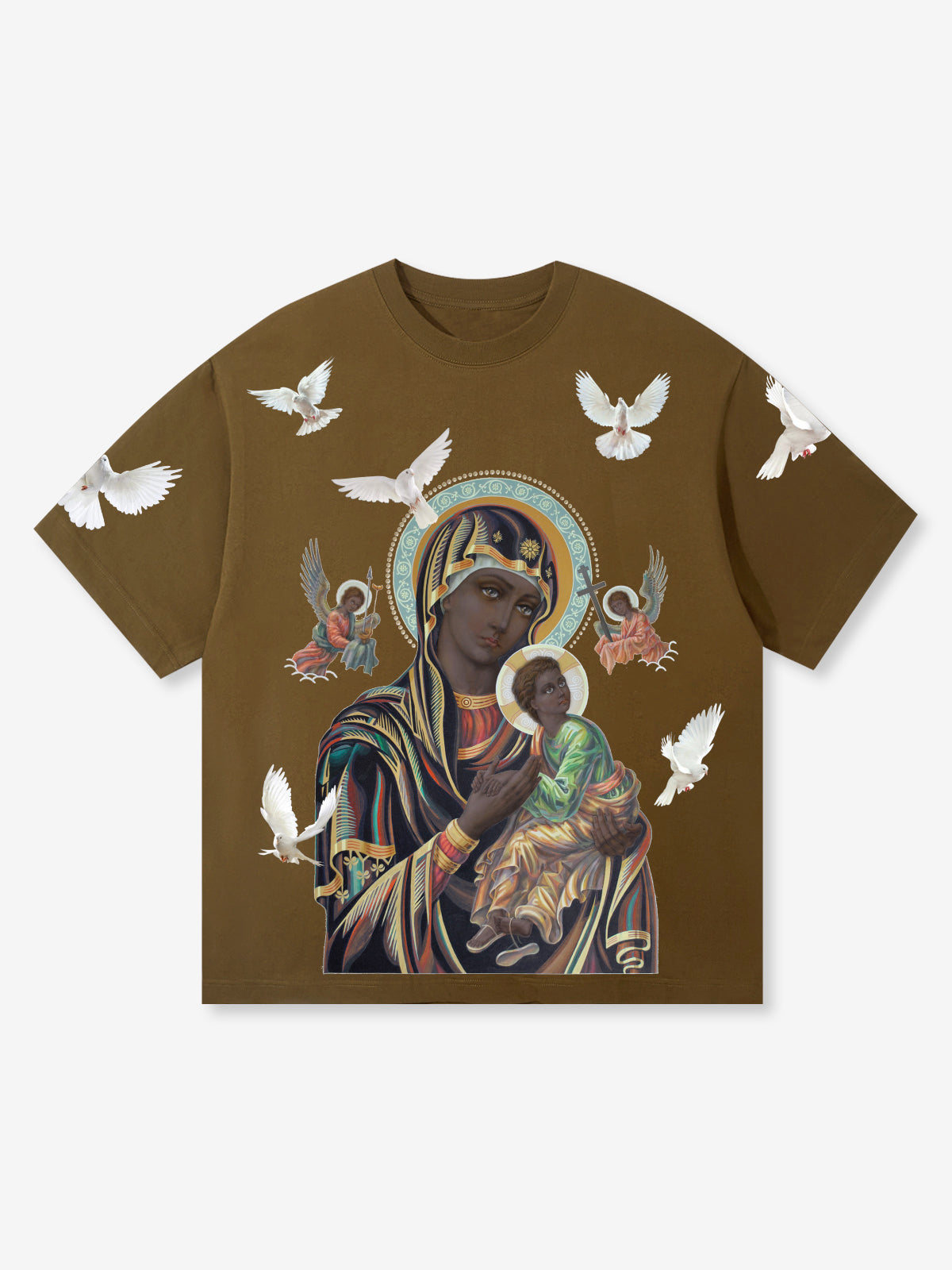 OBSTACLES & DANGERS© Black Madonna and Child T-shirt