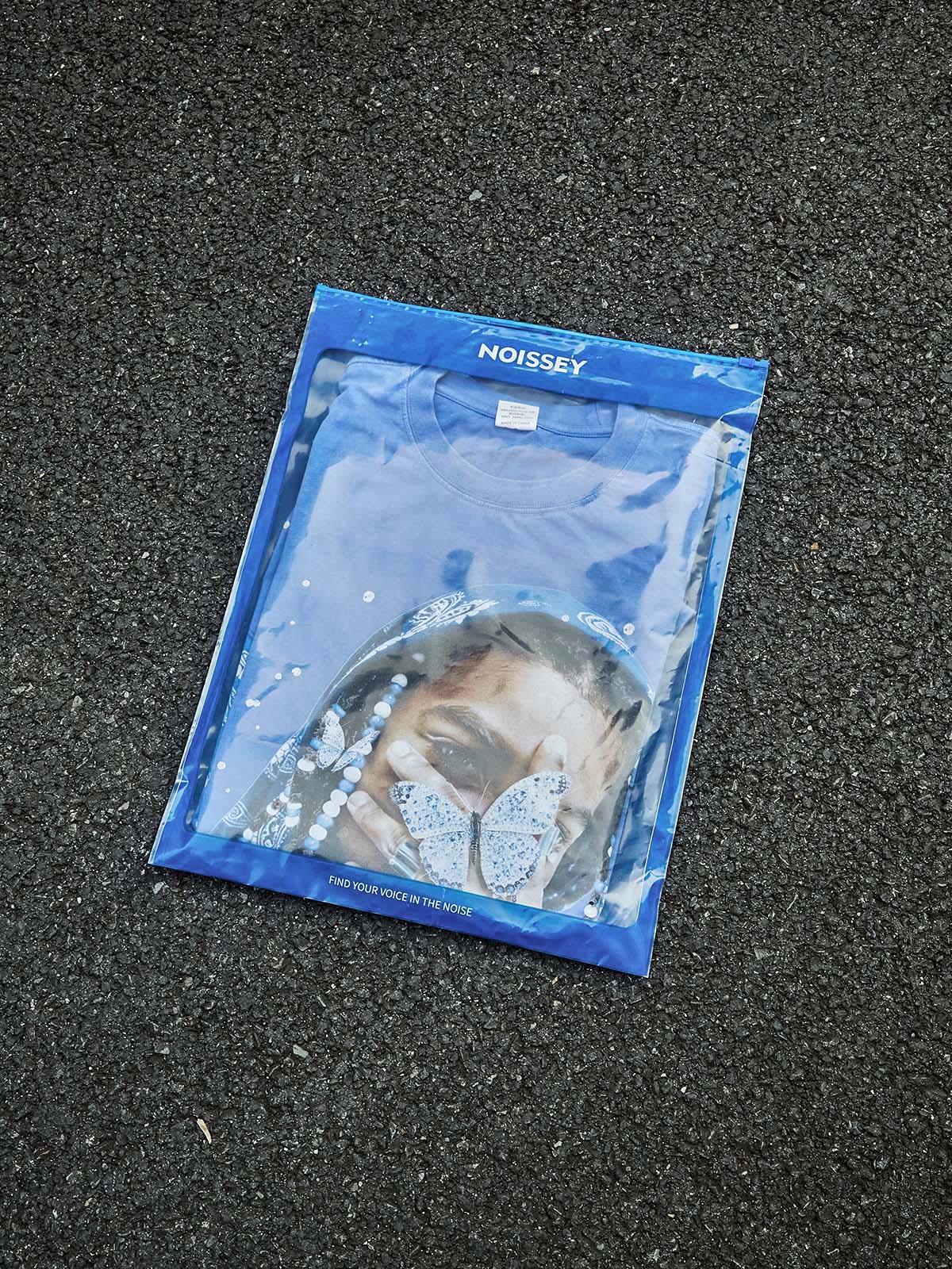 NOISSEY Child with Paisley Bandana Washed Art Print Oversized Graphic T-shirt