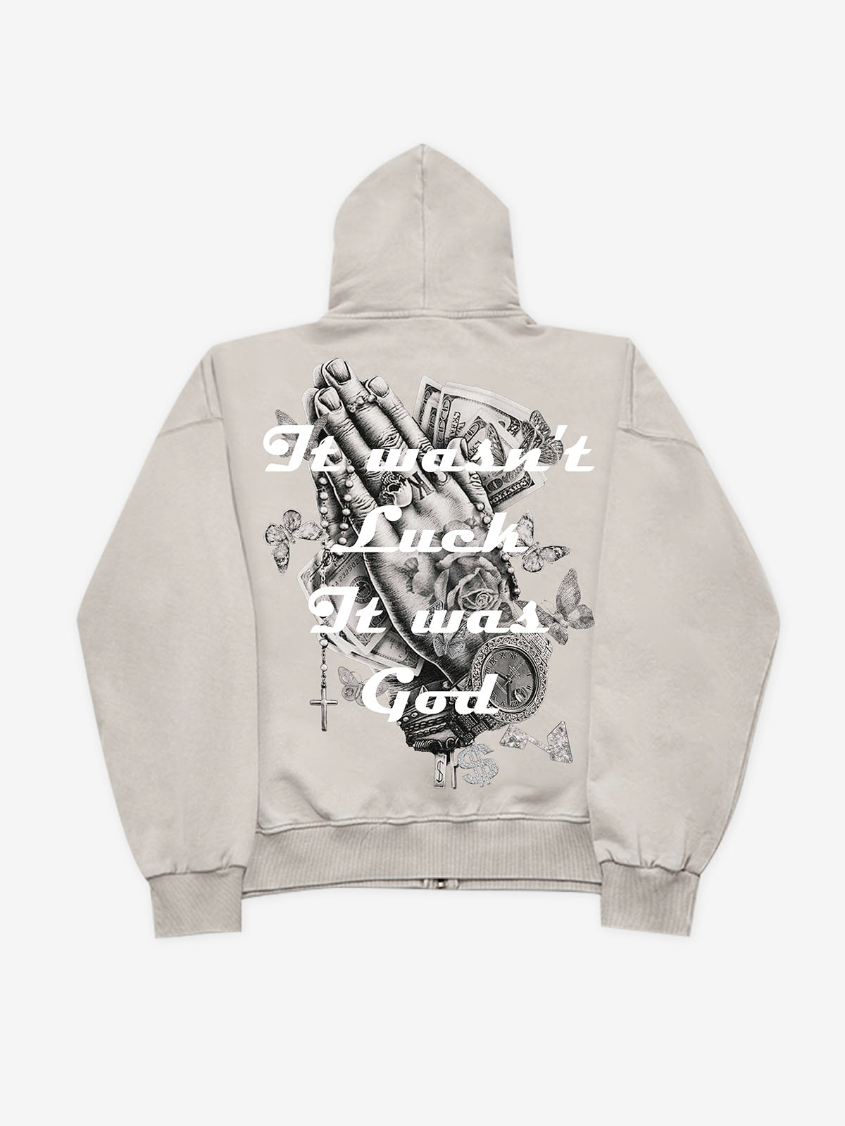 PraiseGod Double-Sided Print 350G Hoodie